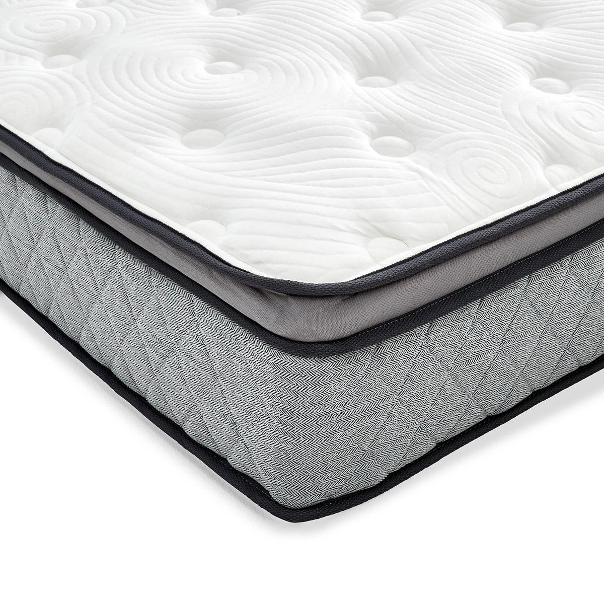 7 Queen Bed Euro Top Pocket Spring Mattress, 7 of 10