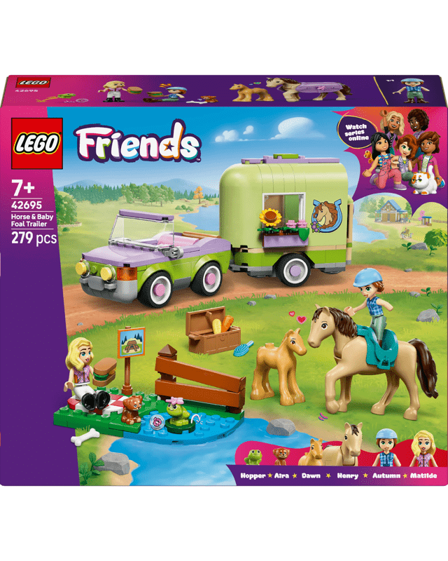 LEGO Friends Horse & Baby Foal Trailer 4