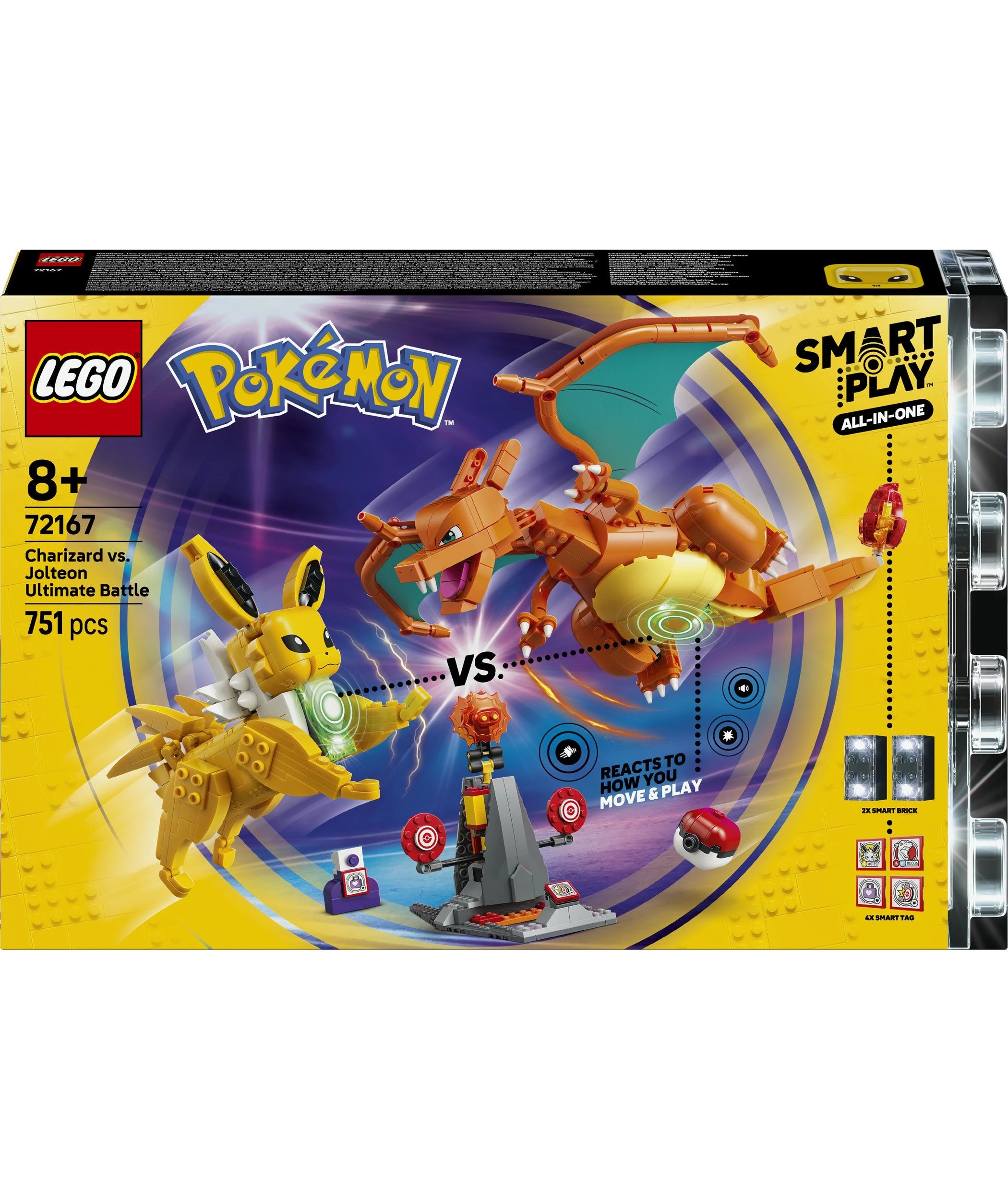 1 LEGO Pokemon SMART Play: Charizard vs. Jolteon Ultimate Battle 72167, 1 of 11