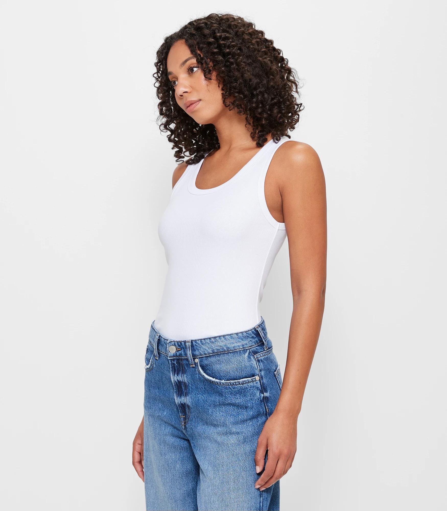 10 Target Australian Cotton Rib Tank Top BRILLIANT WHITE, 10 of 10