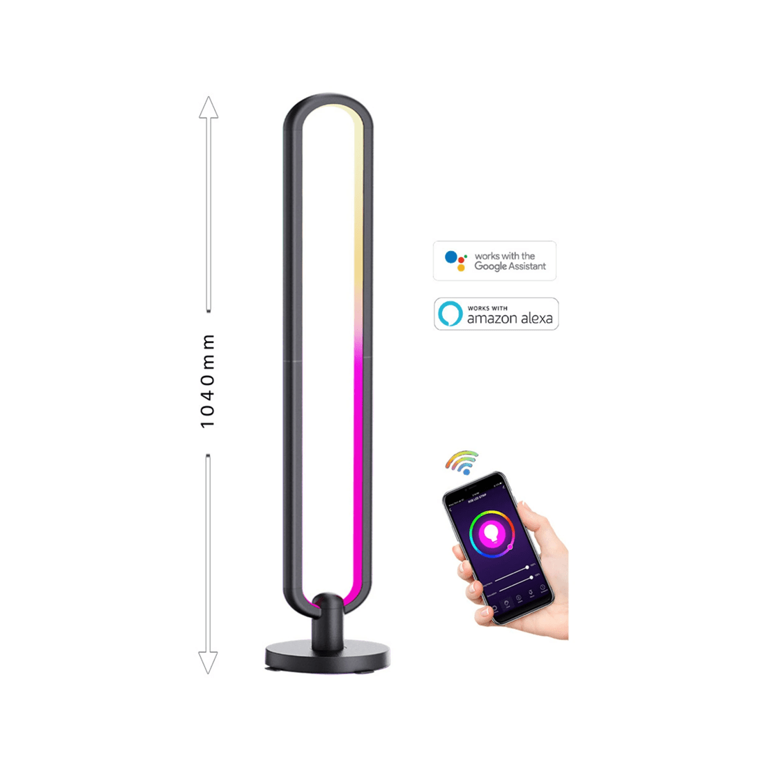 2 Sansai Smart Rgb/white Floor Led Light/lamp 1.05m Home Decor/decoration/lighting
 - Multi, 2 of 8