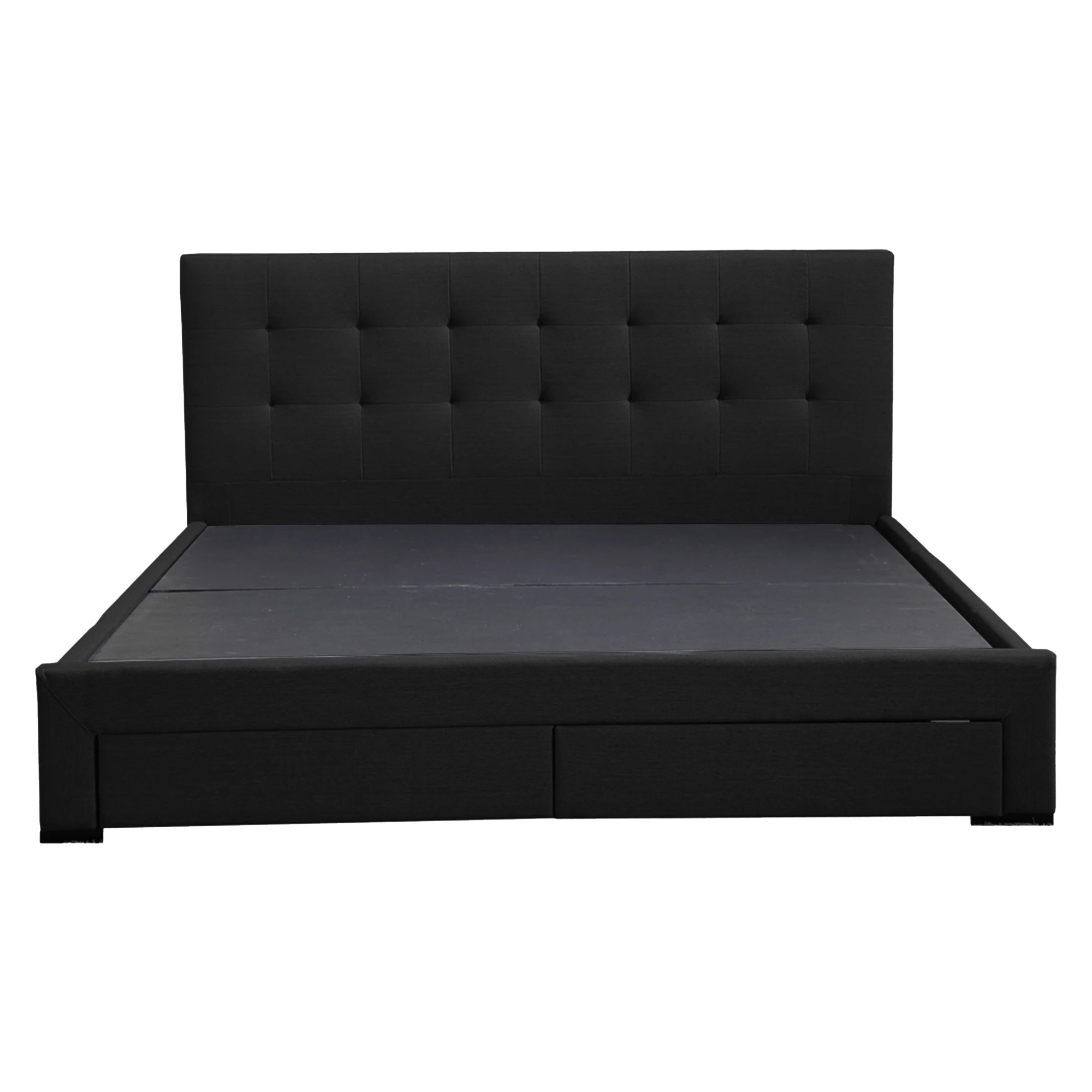 2 Levede Queen Dark Grey Storage Bed Frame, 2 of 8