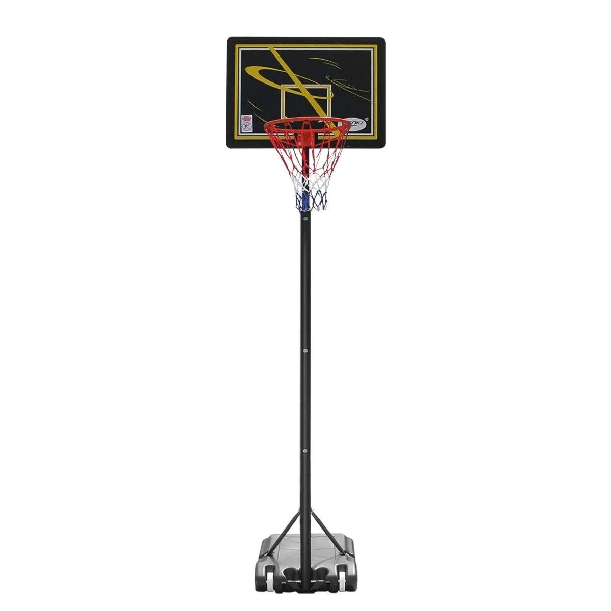 1 Genki 1.55-2.6m Kids Adult Portable Basketball System - Multi, 1 of 6