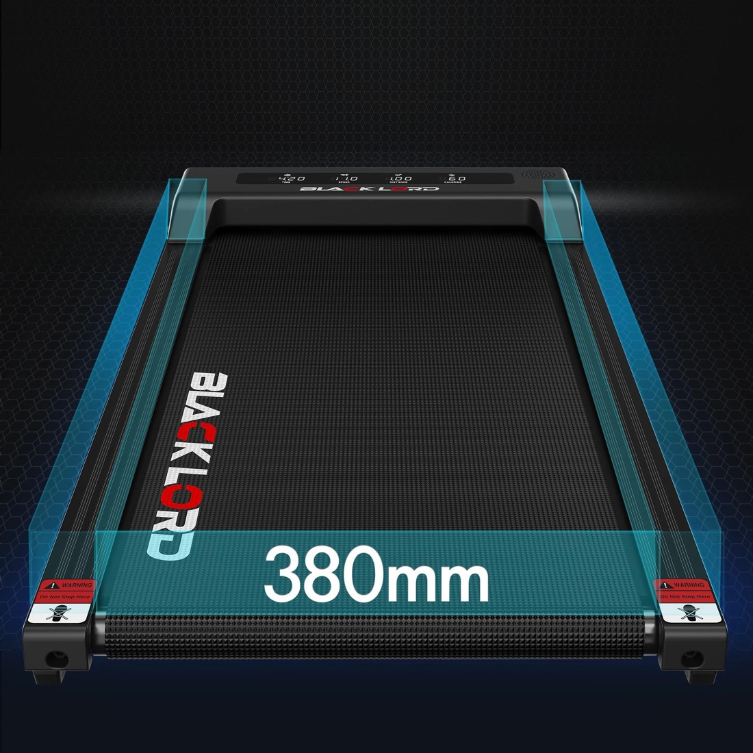 8 Black Lord Treadmill Electric Walking Pad Under Desk Home Office Fitness - Black, 8 of 10