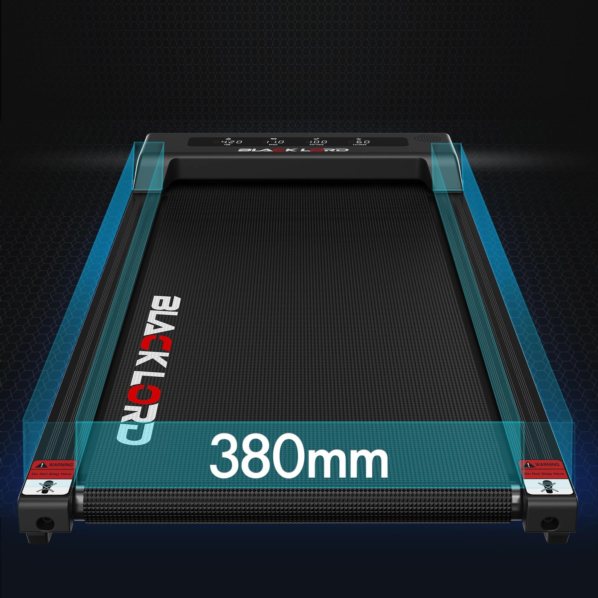 8 Black Lord Treadmill Electric Walking Pad Under Desk Home Office Fitness - Black, 8 of 10