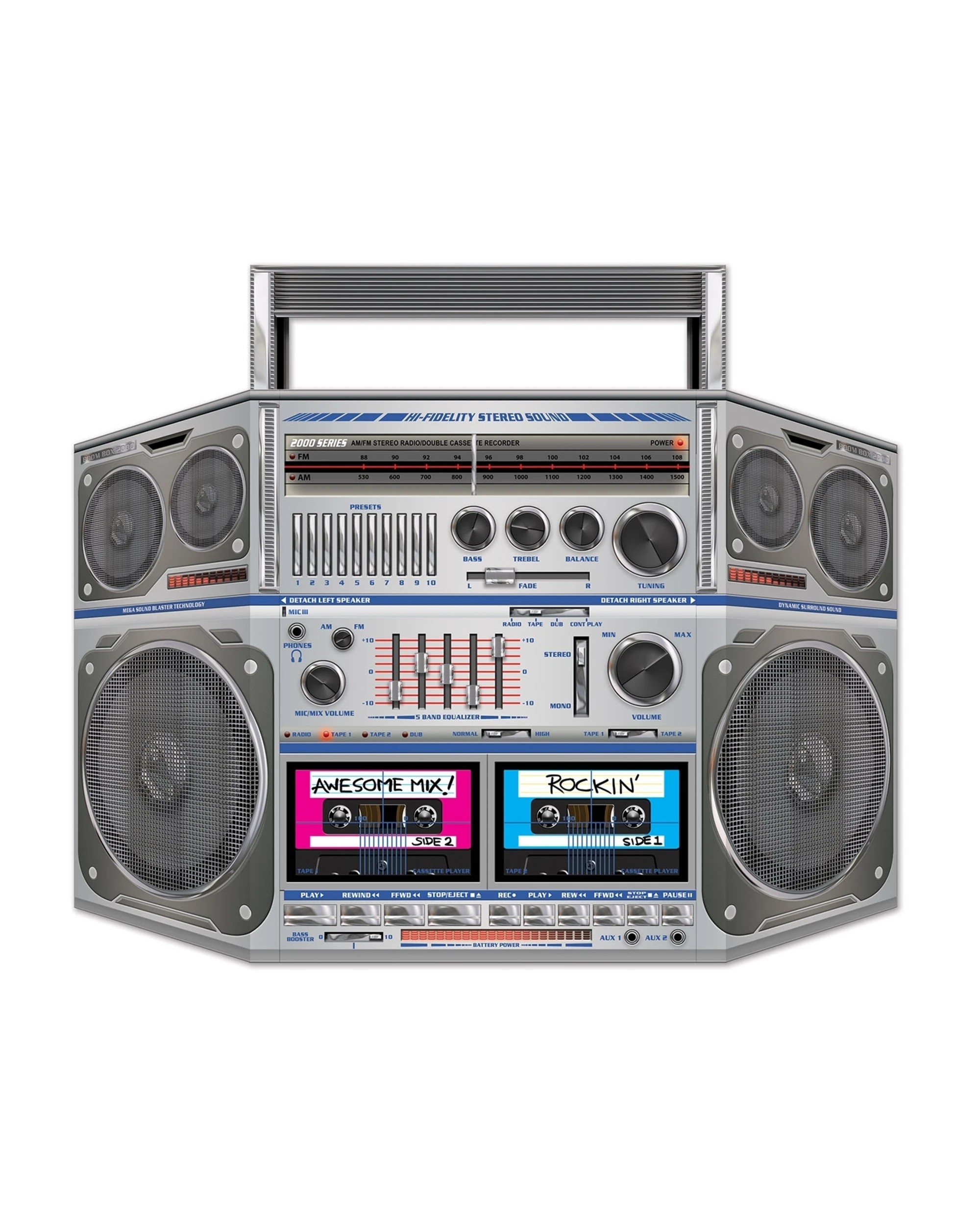 1 Beistle Boom Box Stand Up Decoration, 1 of 1