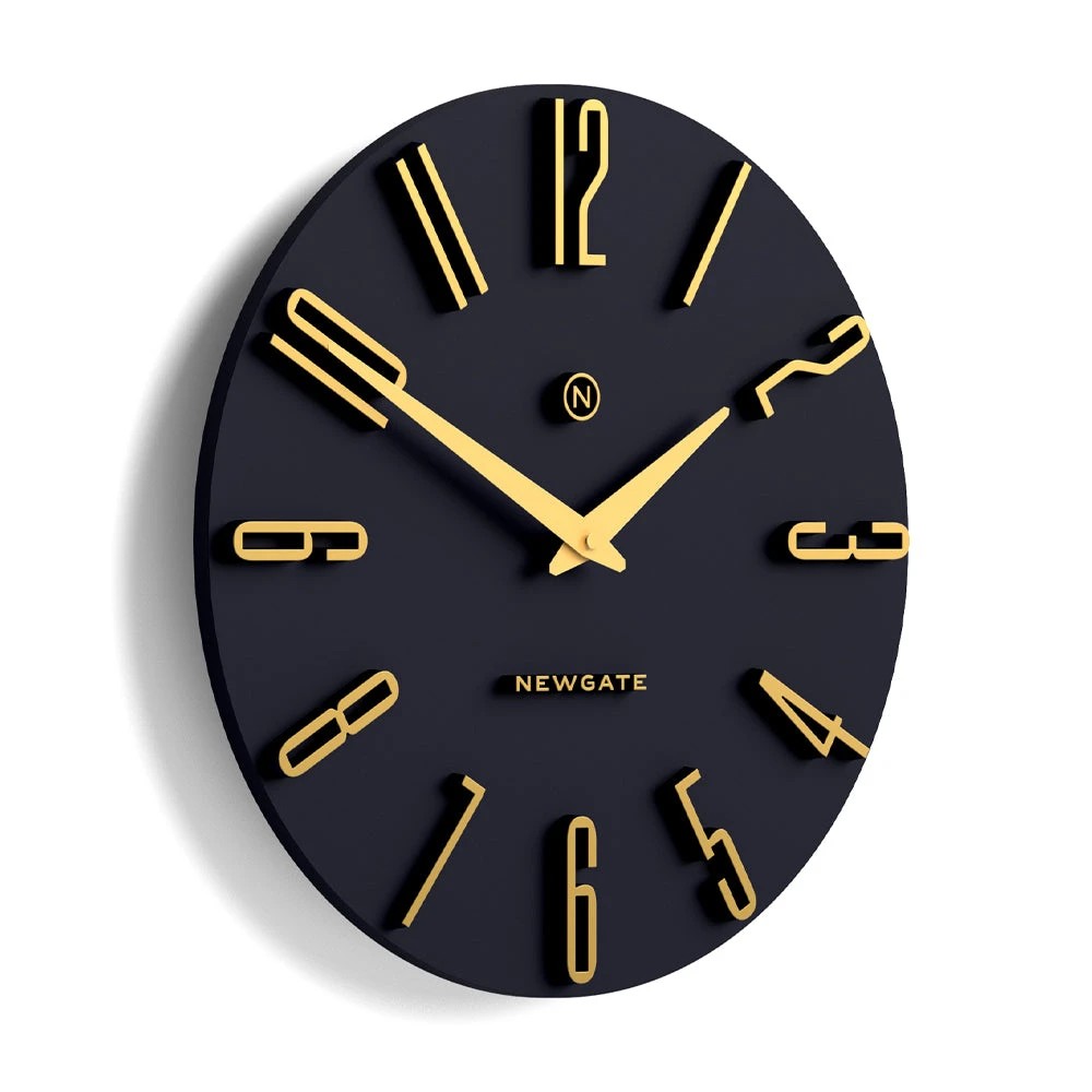 3 Newgate Empire State Wall Clock - Blue, 3 of 4