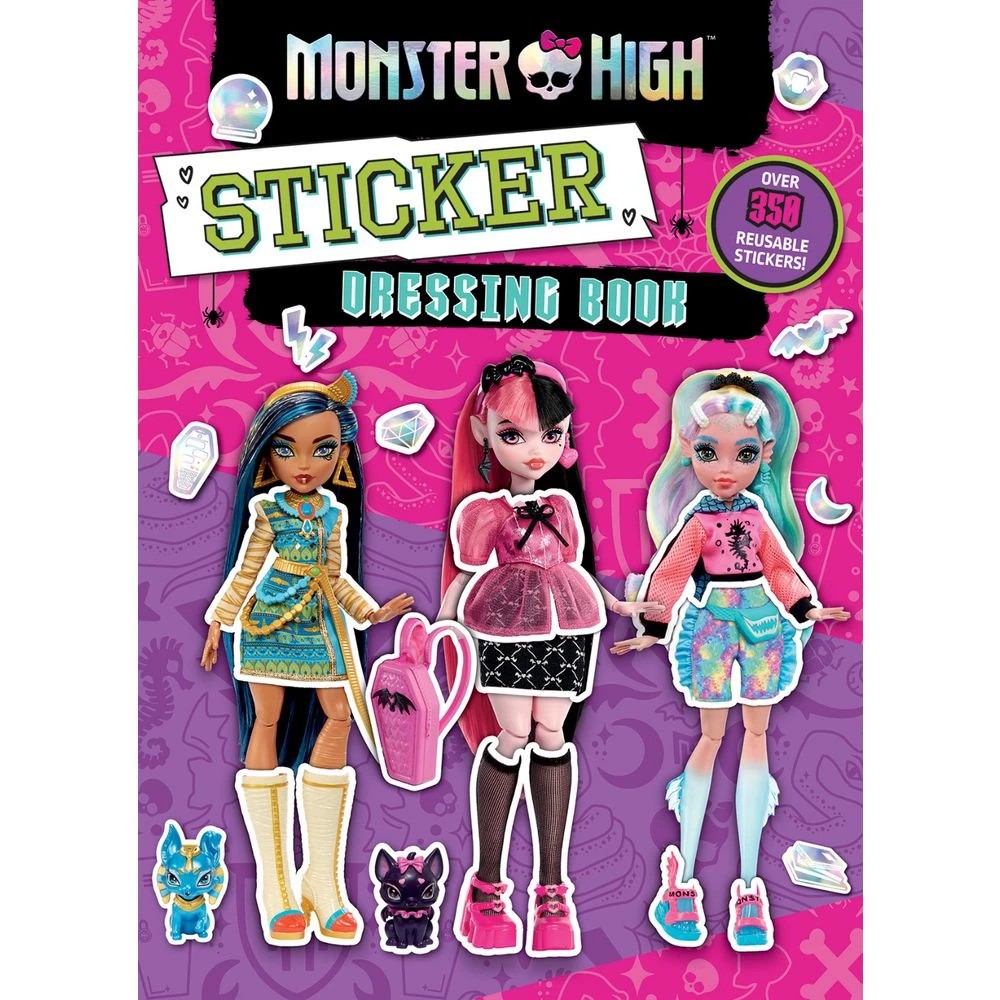 1 Scholastic Sticker Dressing Book Monster High, 1 of 4