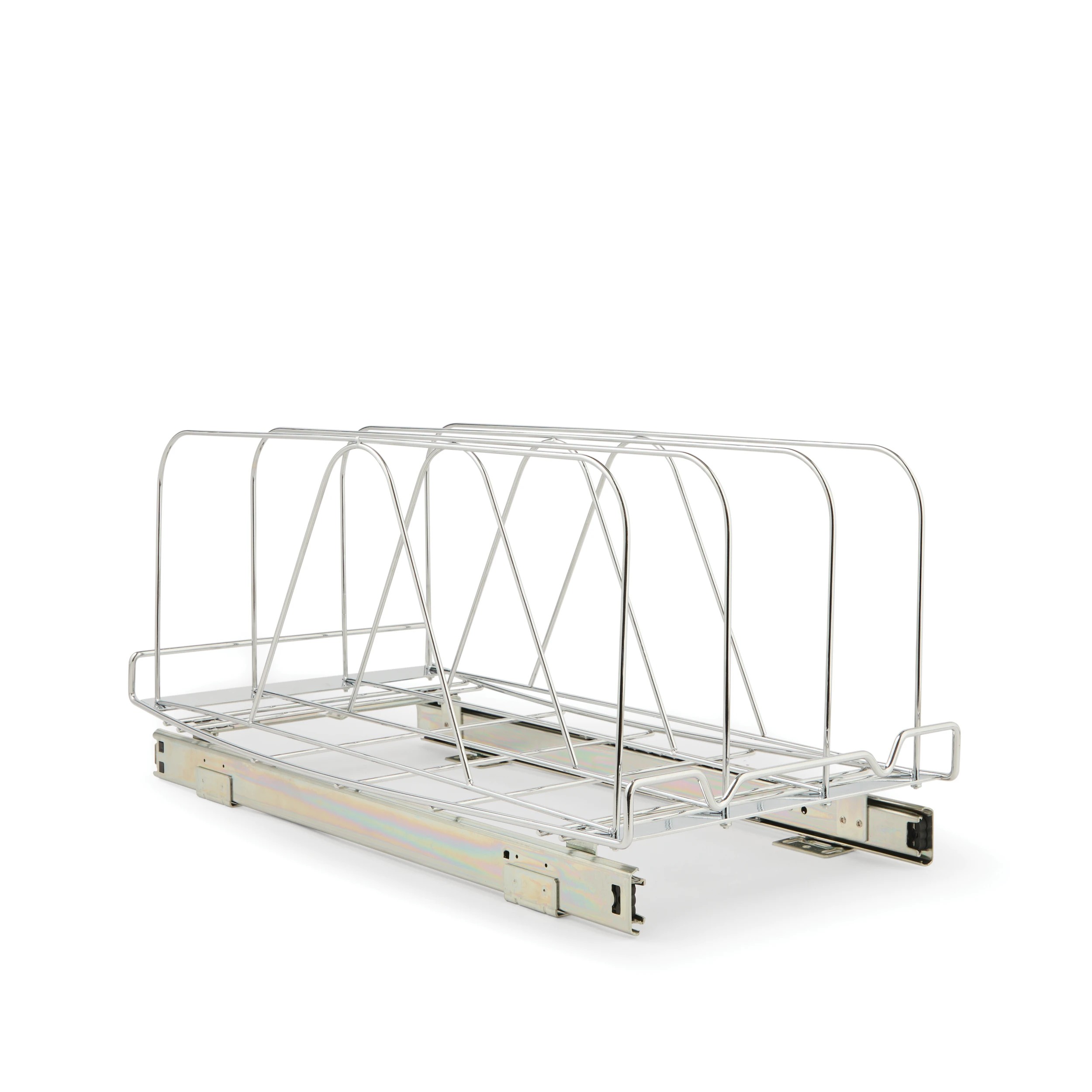 3 Chrome Pull-out Drawer Sliding Organiser, 3 of 10
