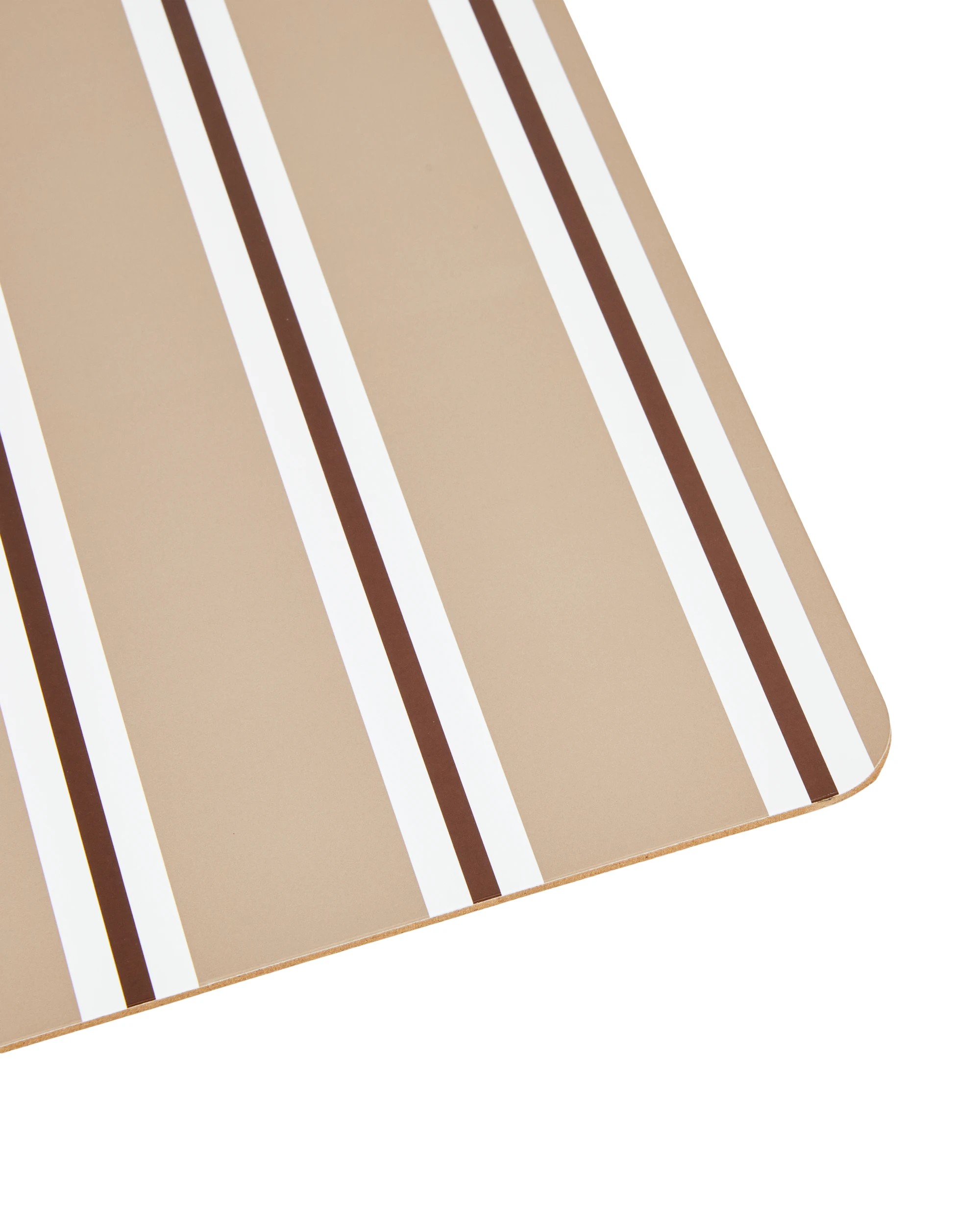 2 Stripe Corkback Placemat - Mocha, 2 of 3