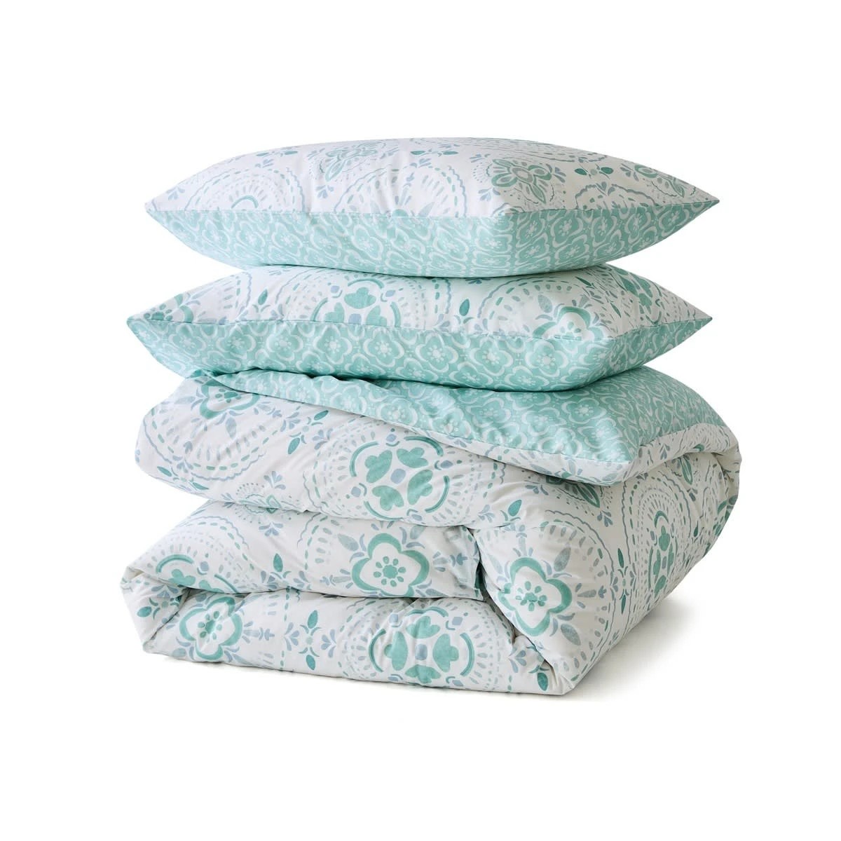 6 Capri Cotton Rich Reversible Quilt Cover Set - King Bed, 6 of 7