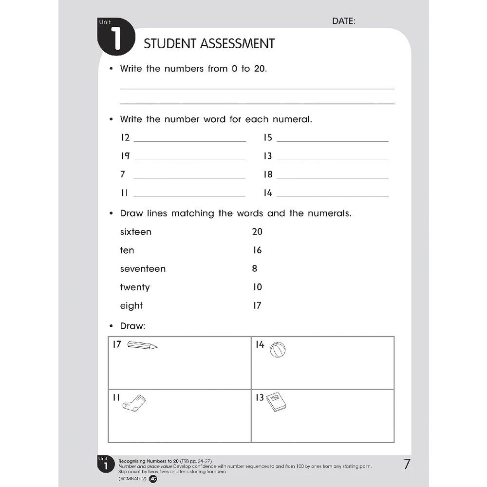 4 Nelson Maths Australian Curriculum Student Book 1, 4 of 4