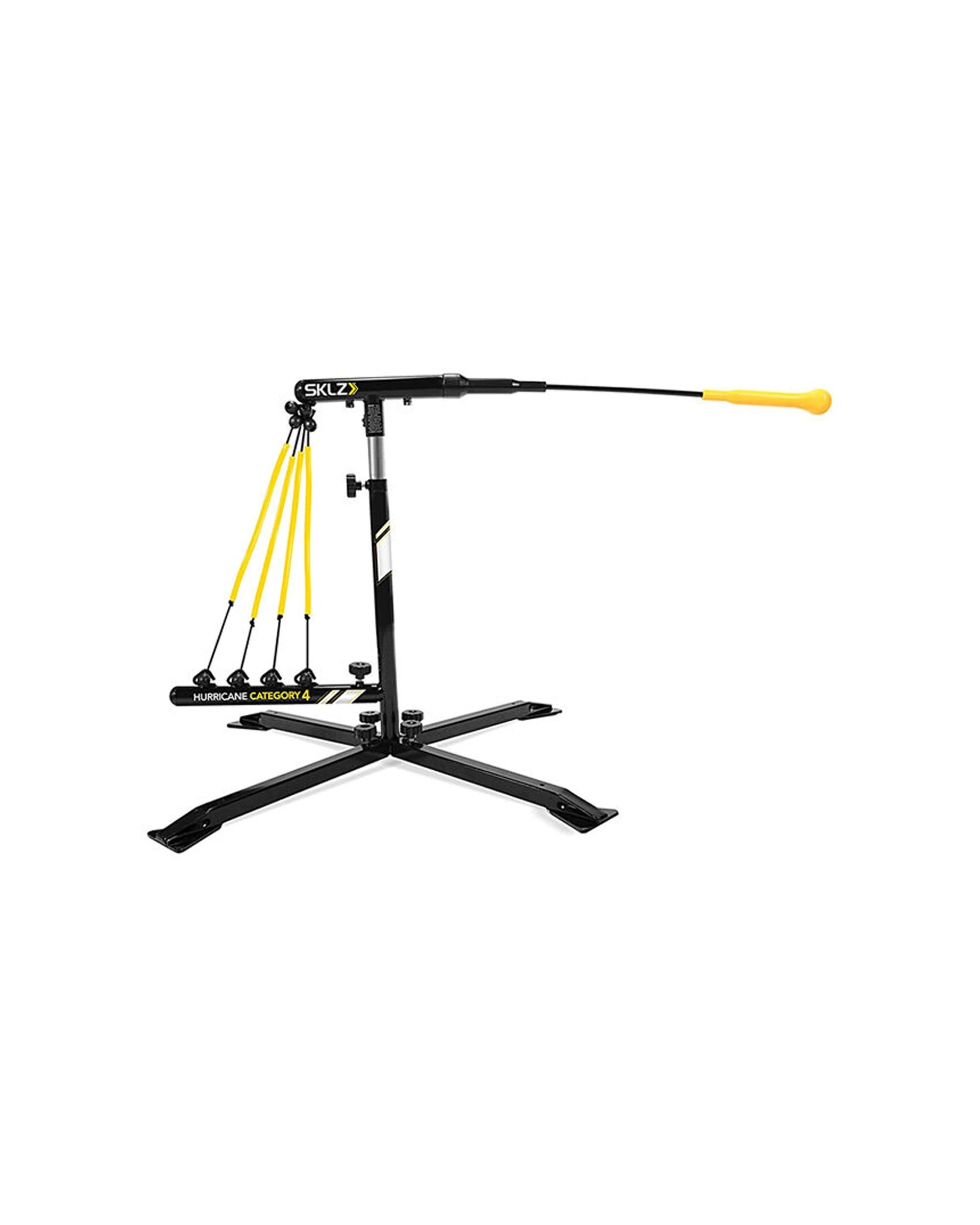 1 Sklz Hurricane Category 4 Baseball Softball Swing Training System Practice - Black, 1 of 3