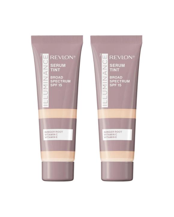 2 x Revlon Illuminance Tinted Serum 28mL - 117 Light Beige - Beige