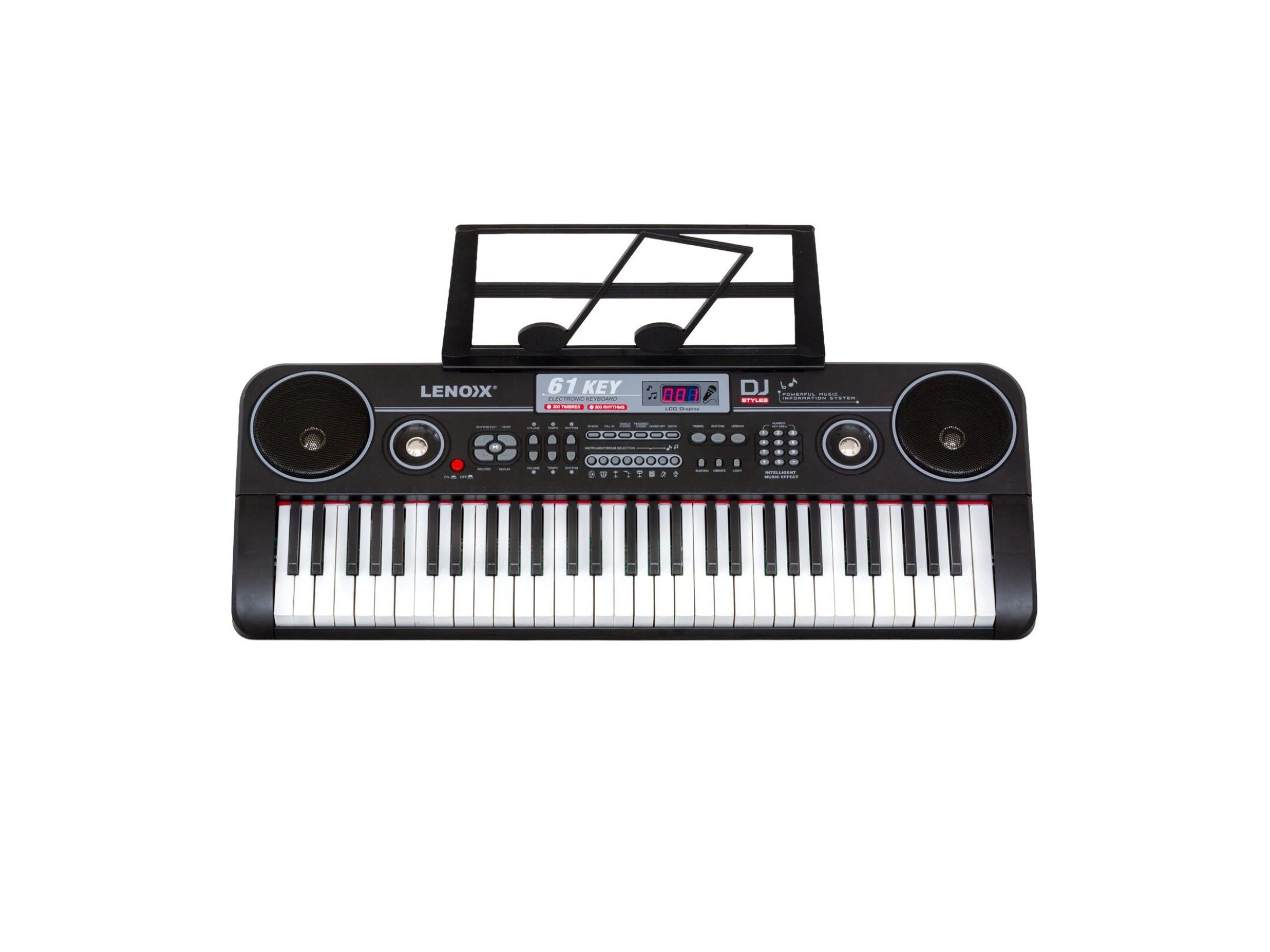 1 Lenoxx 61 Key Electronic Learning Piano Keyboard, 1 of 3
