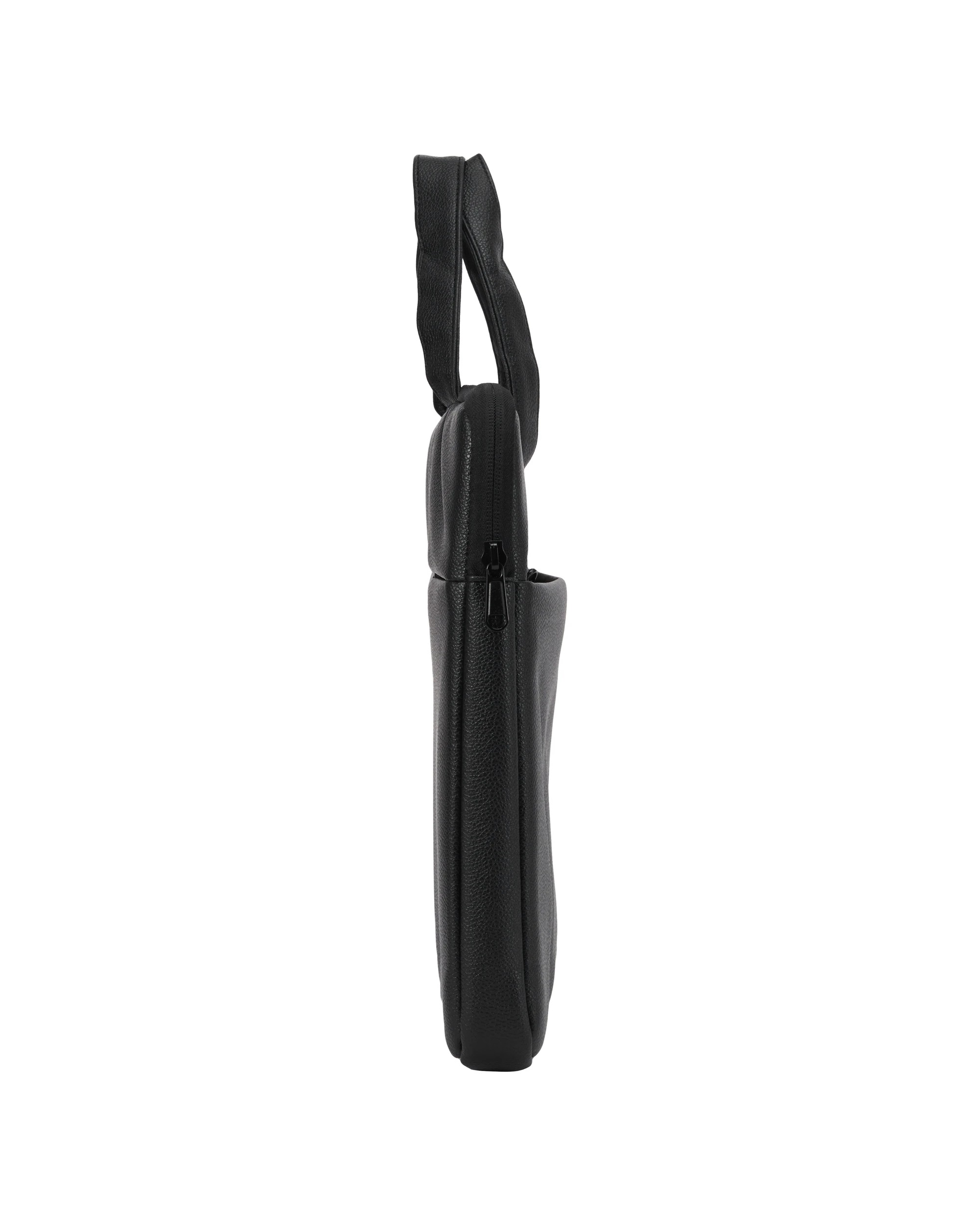 4 15in. Laptop PU Bag - Black, 4 of 7