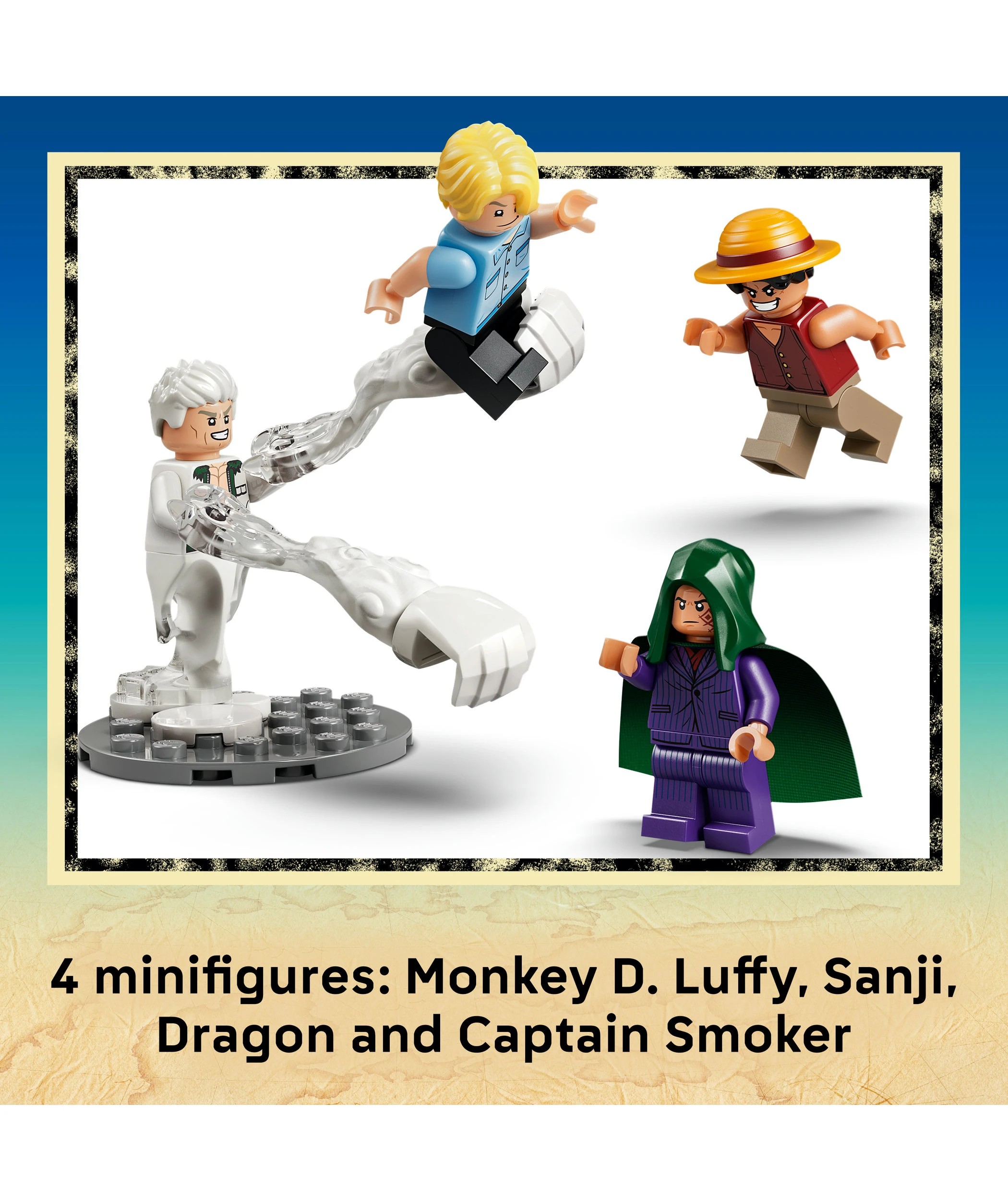 6 LEGO ONE PIECE Showdown with Captain Smoker 75642, 6 of 10