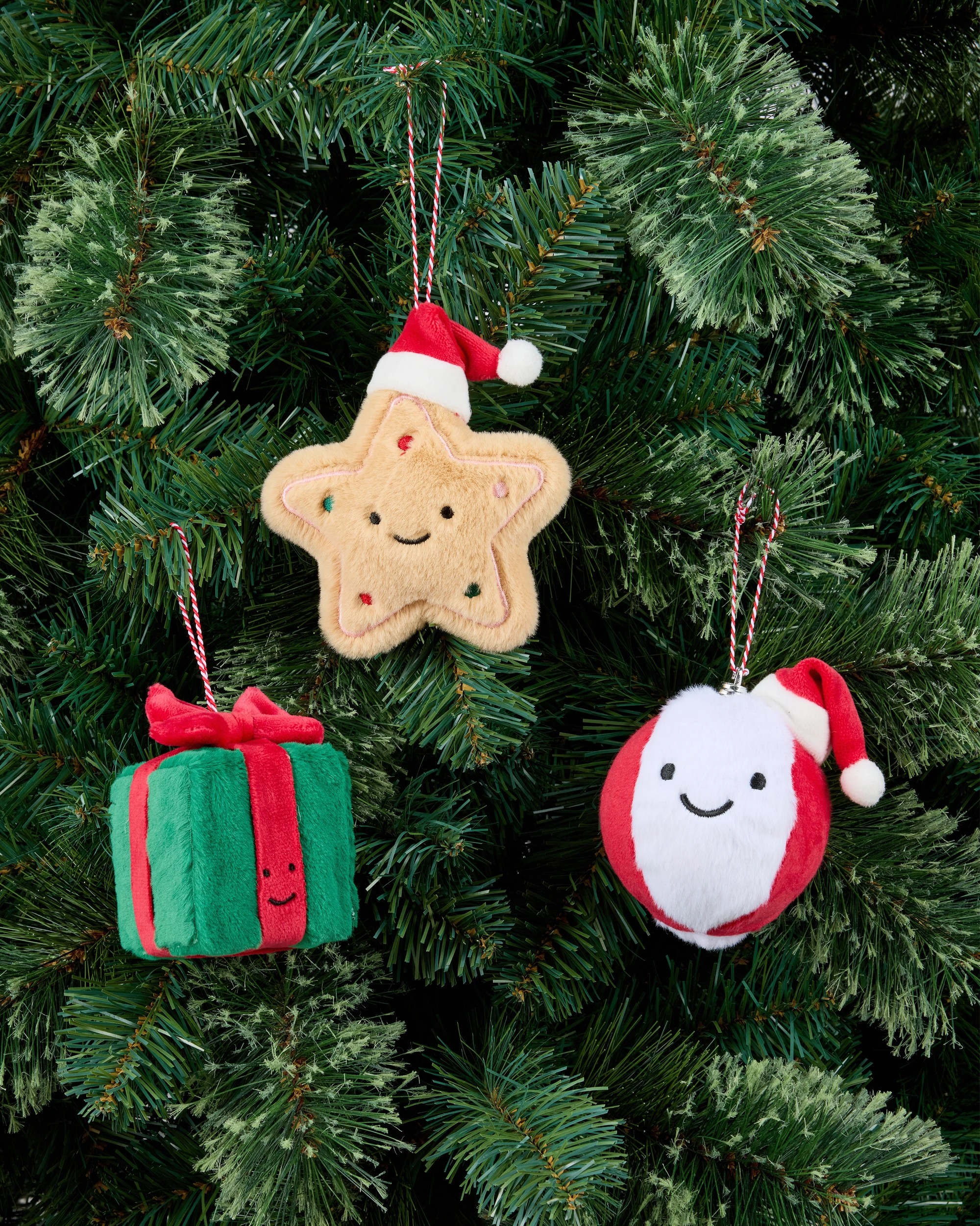 4 Plush Christmas Character Decoration - Assorted, 4 of 5