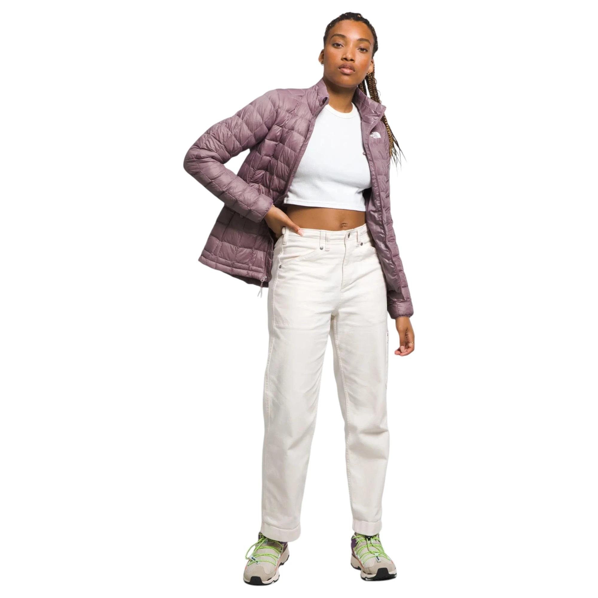 2 The North Face Womens Thermoball Eco 2.0 Fawn Grey Jacket FAWN GREY, 2 of 5