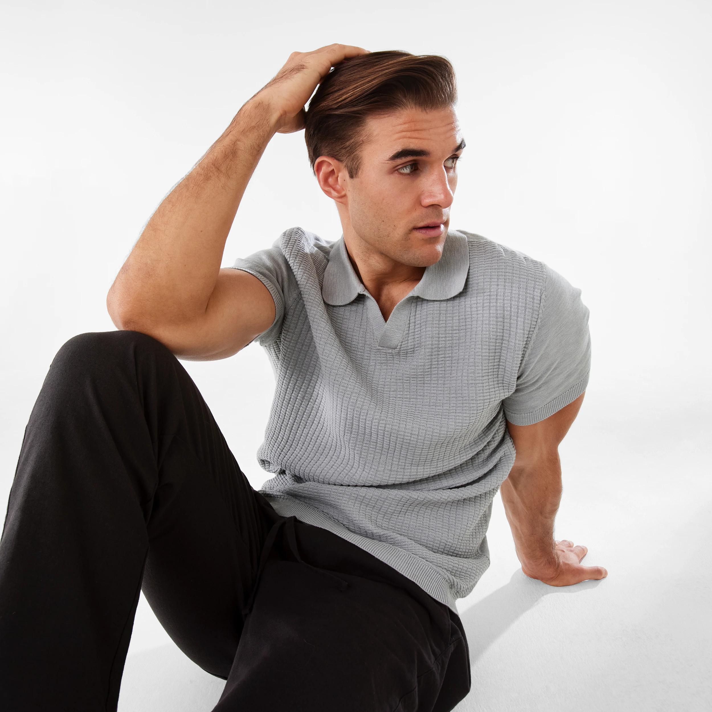 10 Knit Polo Shirt SLUB MARLE, 10 of 10