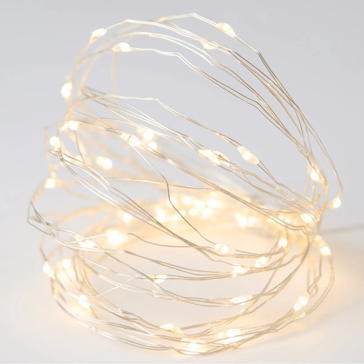 1 Silver Wire String Lights, 1 of 8