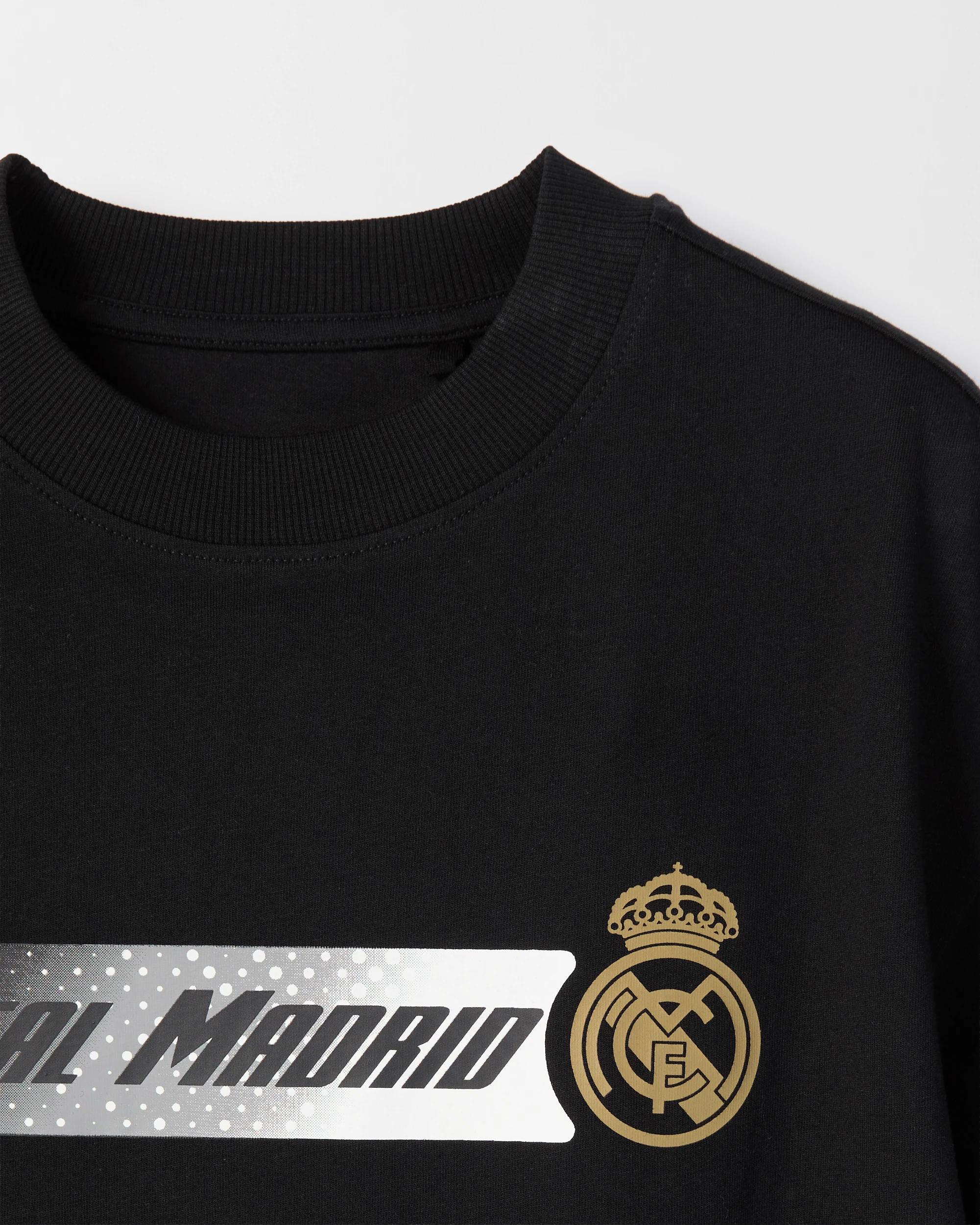2 Real Madrid Australian Cotton T-Shirt BLACK, 2 of 3