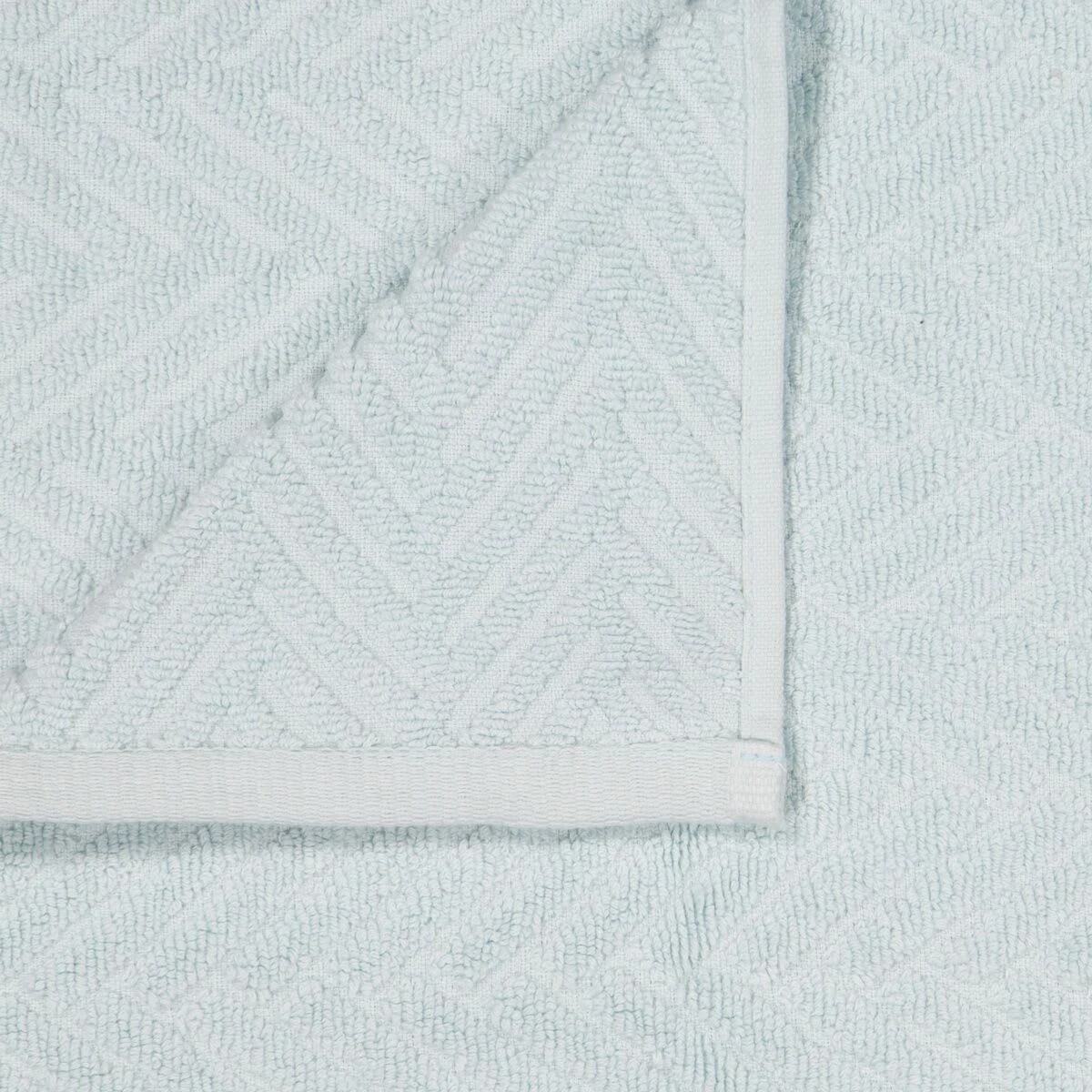 2 Chevron Cotton Hand Towel - Blue, 2 of 6
