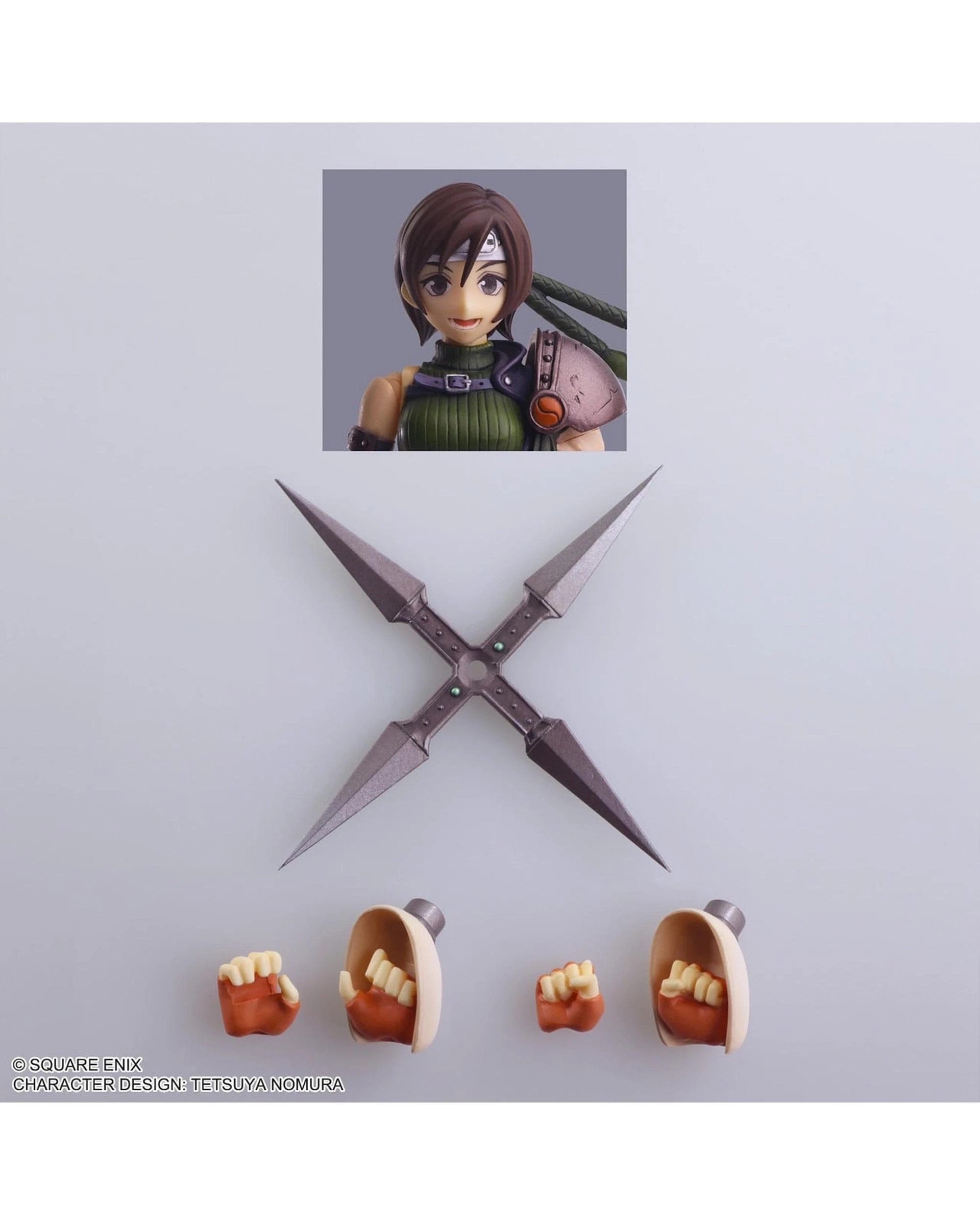 9 Final Fantasy VII Yuffie Kisaragi Bring Arts 6 inch Action Figure, 9 of 9