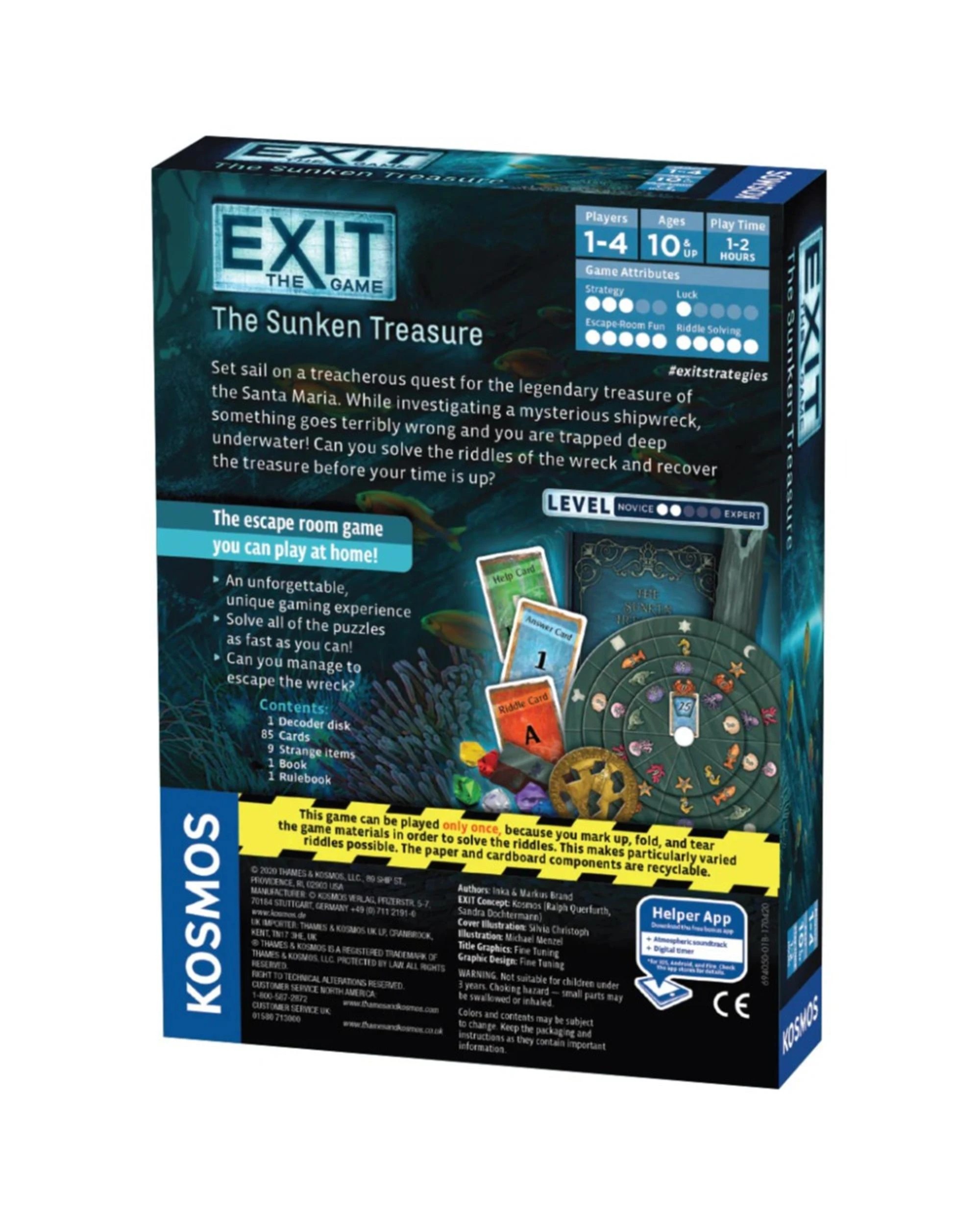 3 Exit The Game: The Sunken Treasure Puzzle Game, 3 of 3