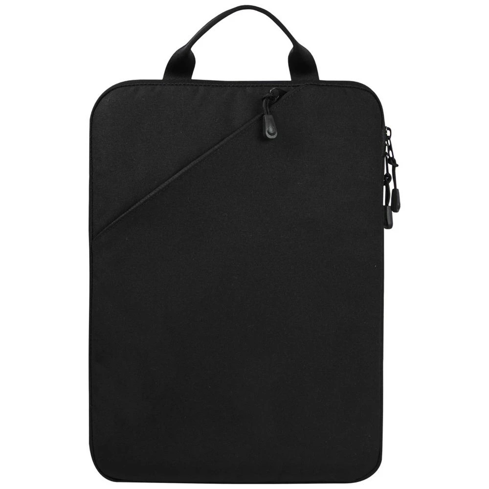 1 Otto Vertical 14" Laptop Sleeve Black w shoulder strap, 1 of 5