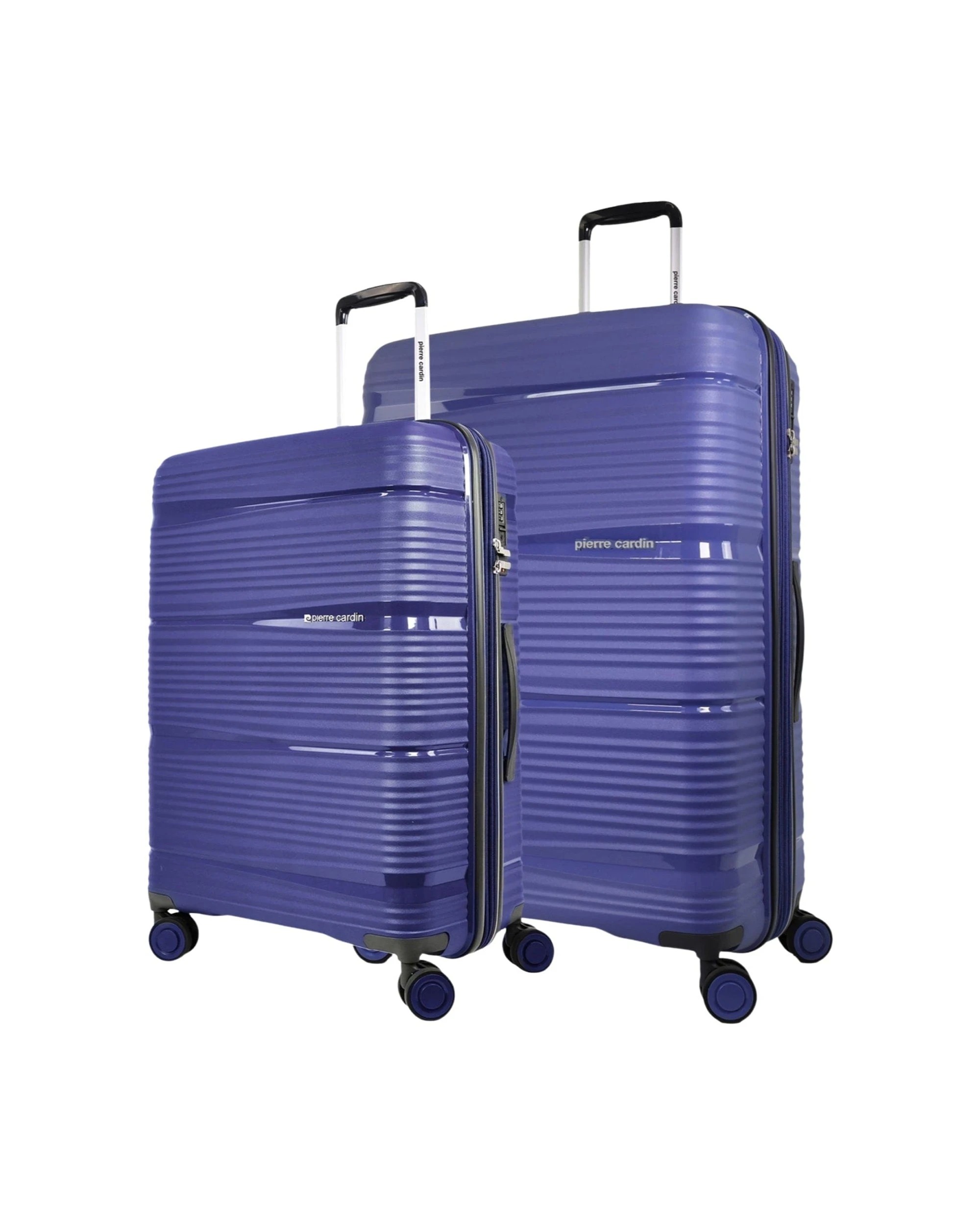 1 Pierre Cardin 2pc Polypropolene (PP) Large & Medium Luggage Suitcase Set Lilac - Purple, 1 of 6