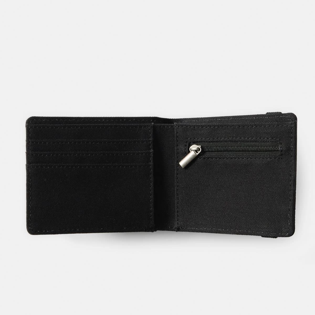 4 Canvas Billfold Wallet BLACK, 4 of 6