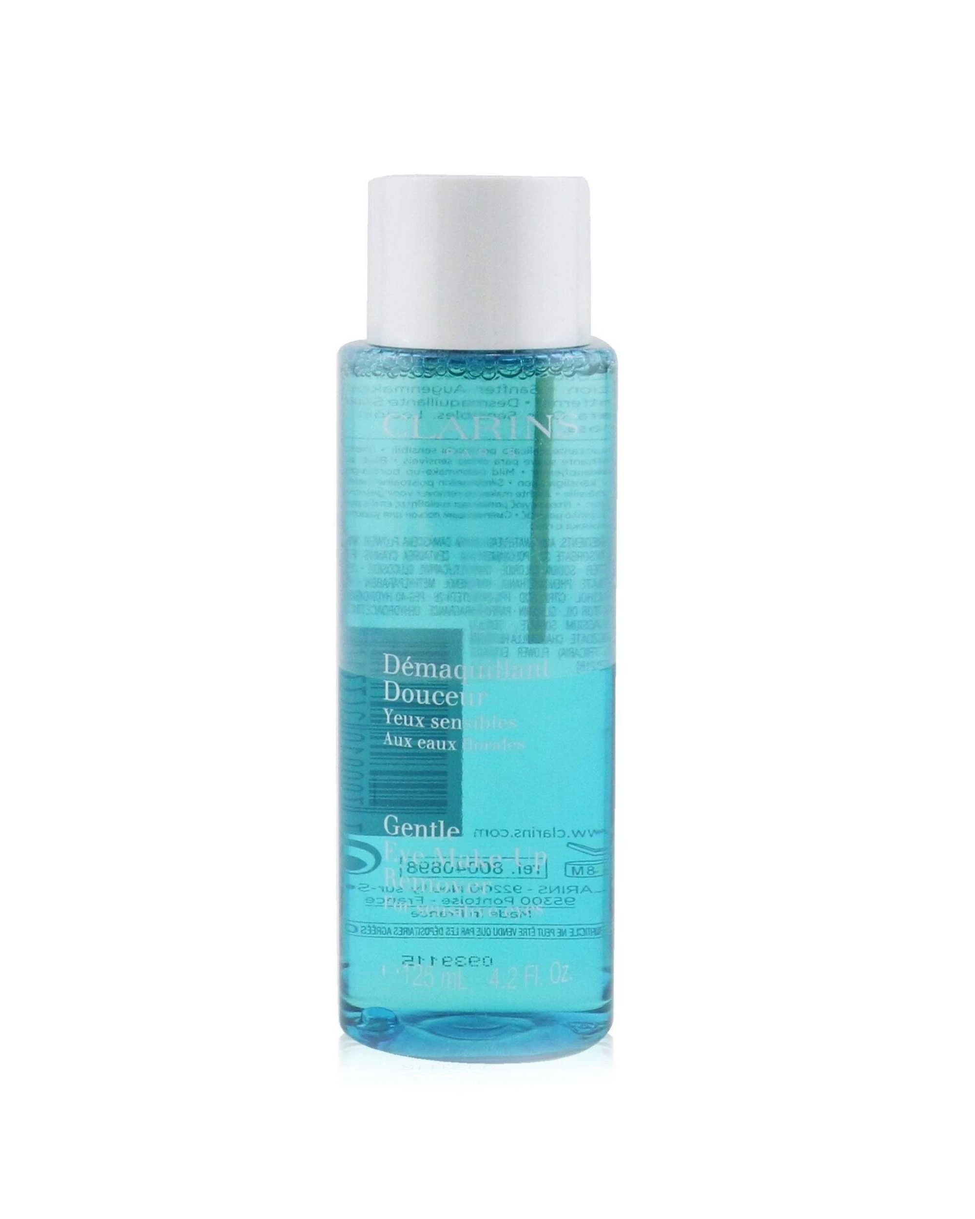 1 Clarins Gentle Eye Make-Up Remover For Sensitive Eyes  125ml/4.2oz, 1 of 3