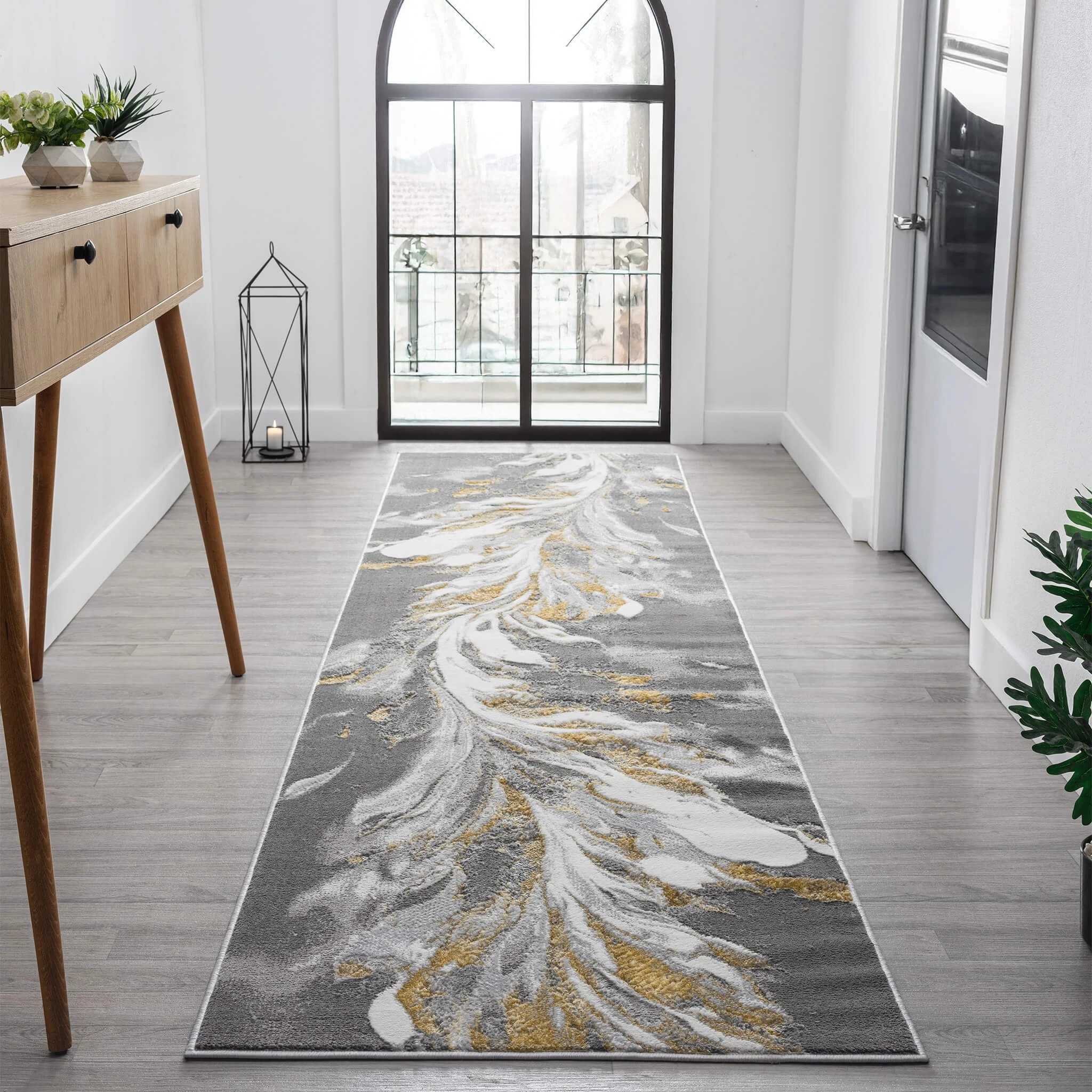 2 La Grace Home Weston Premium Runner - 80x300cm - Slate, 2 of 10