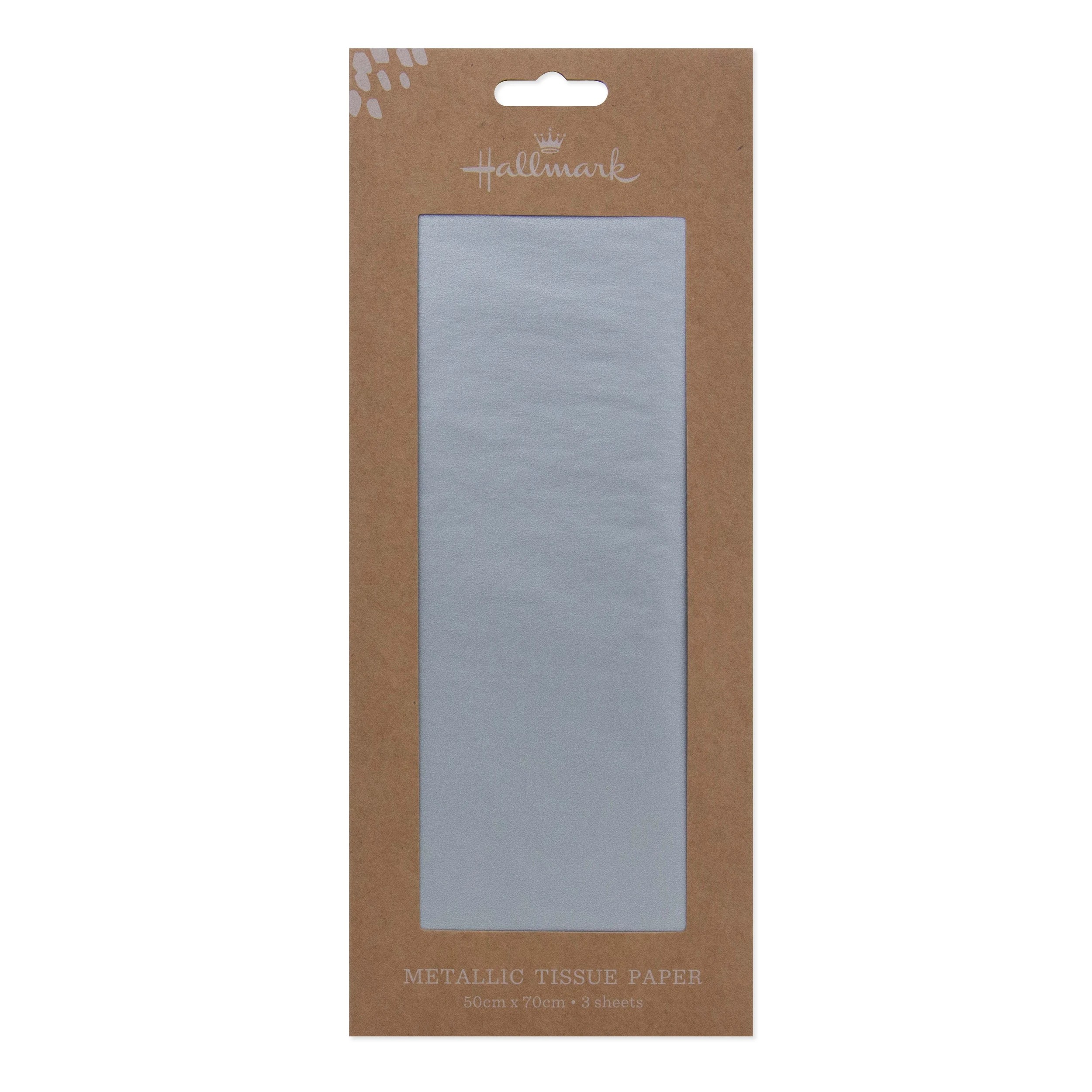 1 3 Pack Hallmark Metallic Tissue Paper - Silver Look, 1 of 3