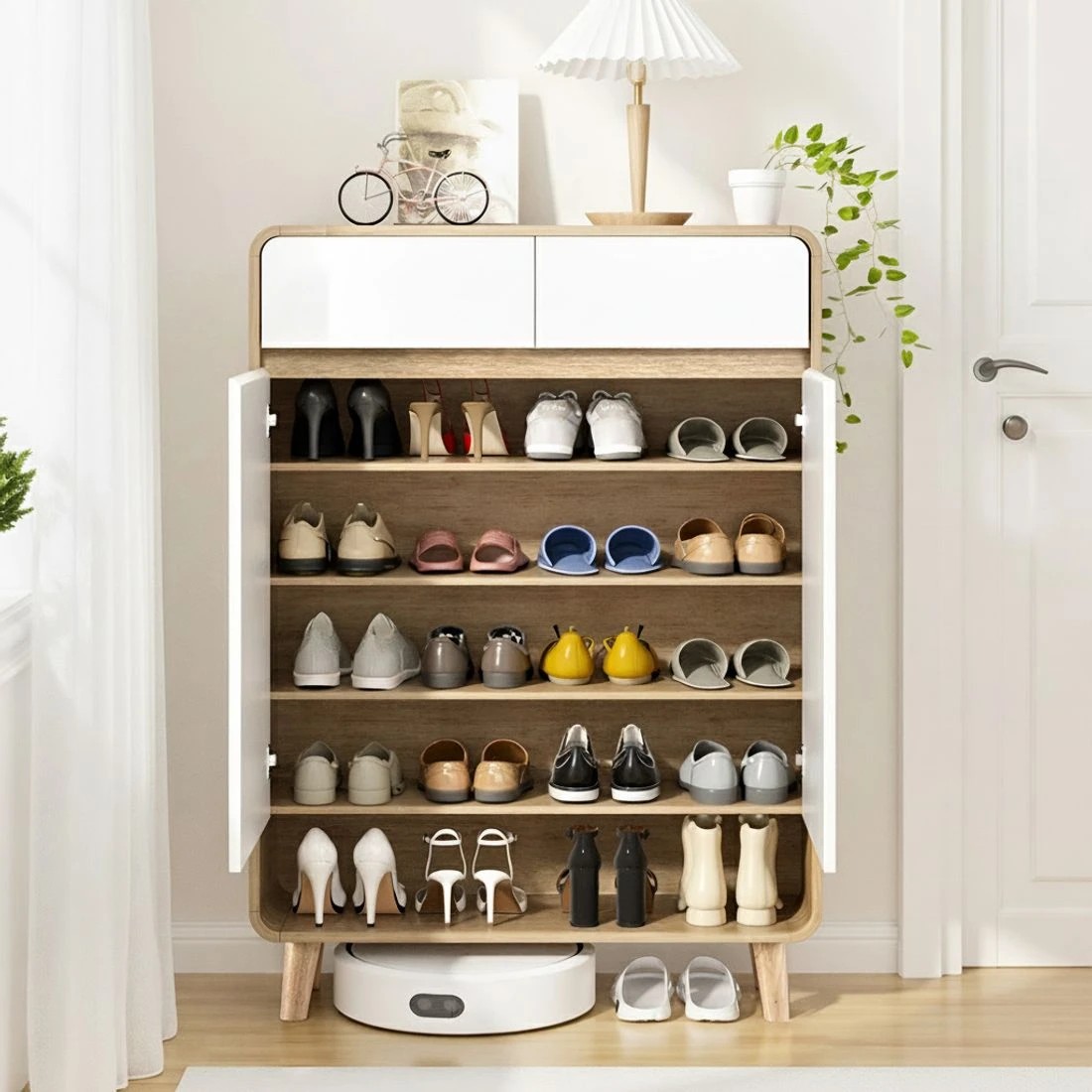 3 Artiss Shoe Rack Cabinet 20 Pairs Storage Cupboard - Multi, 3 of 6