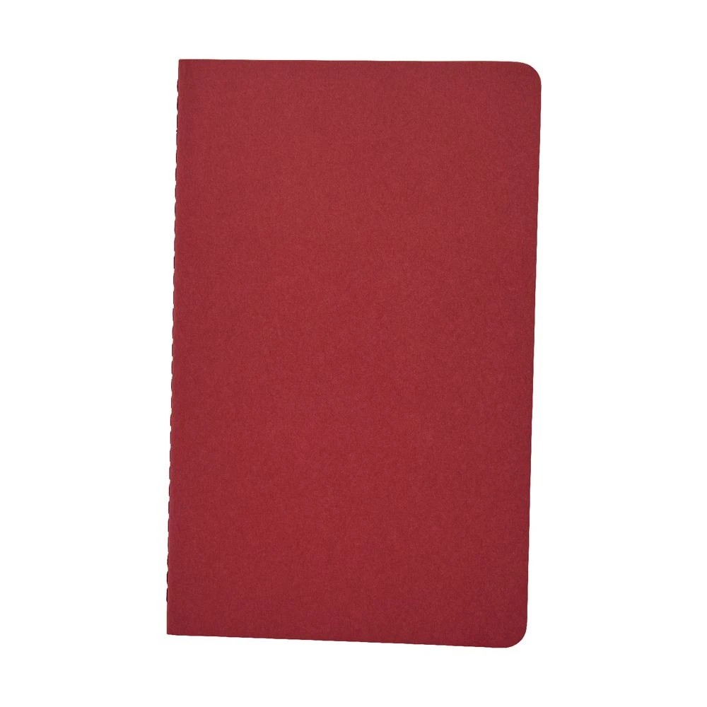 2 Moleskine Cahier Large Notebook Plain 3 Pack Red, 2 of 4