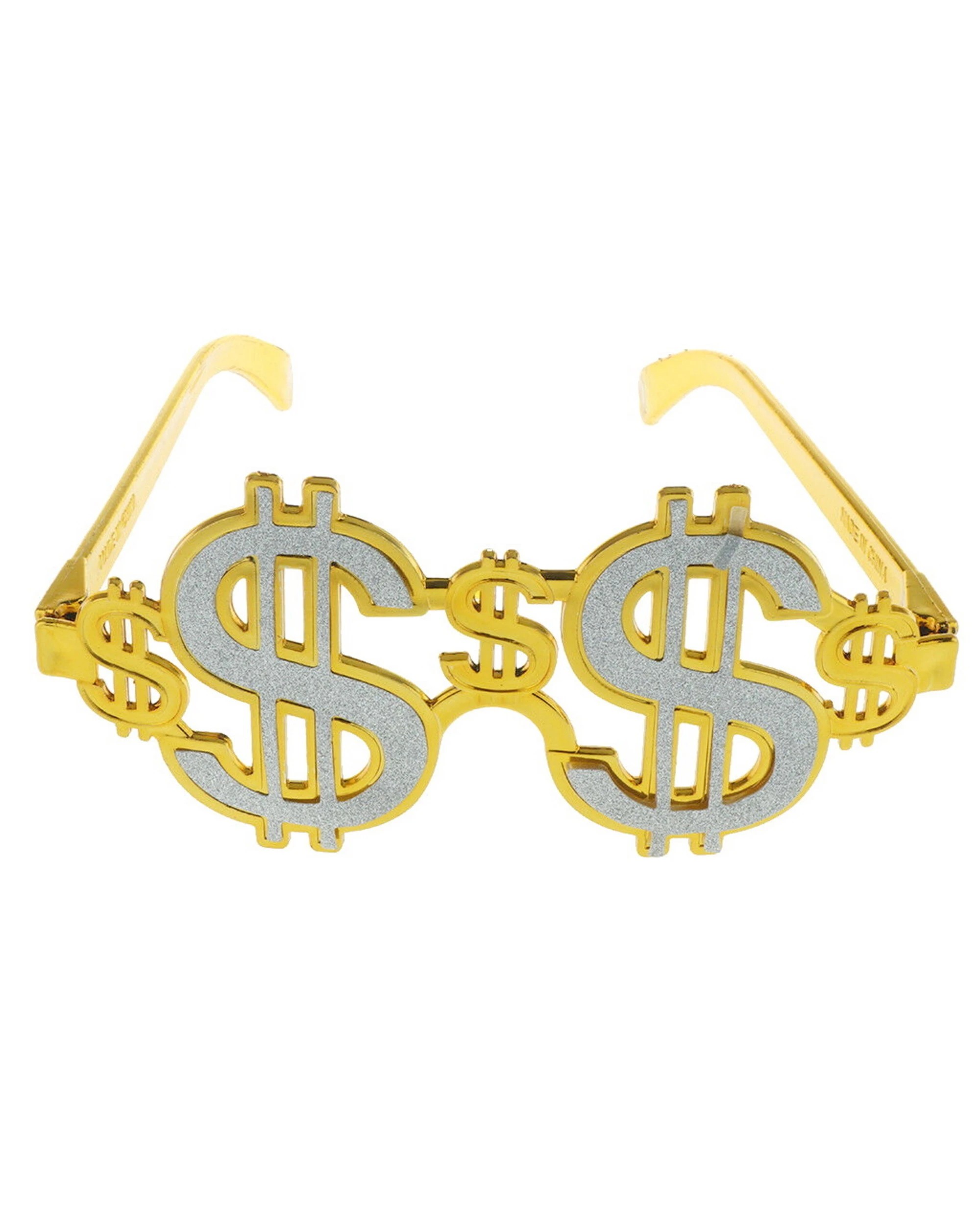 1 JD Party Glitter Dollar Sign Glasses, 1 of 4
