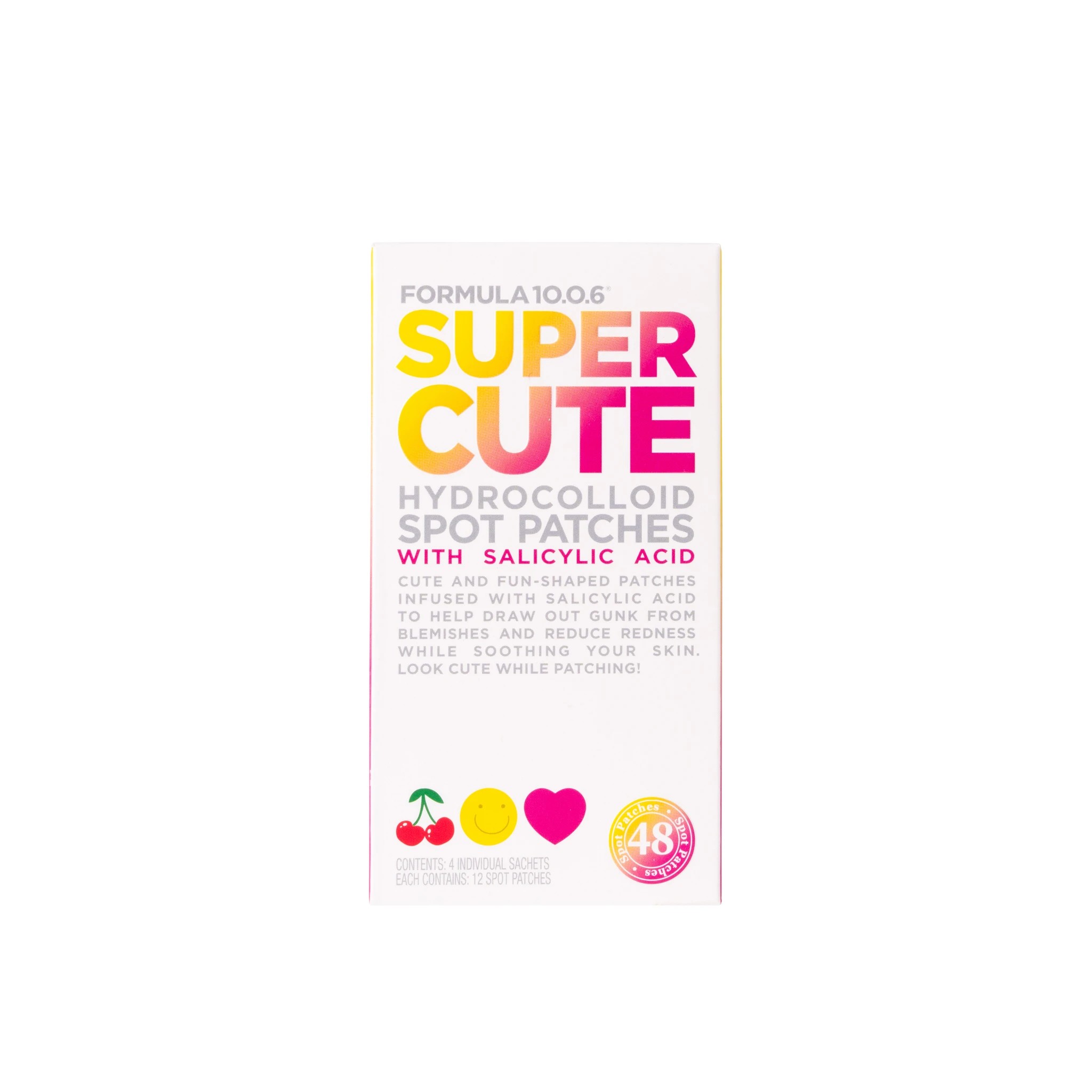 1 Formula 10.0.6 48 Piece Super Cute Hydrocolloid Spot Patches - Salicylic Acid, 1 of 3