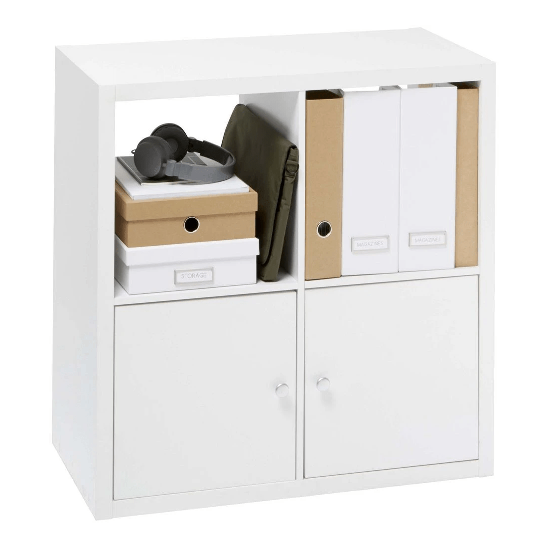 4 Horsen 4 Cube Bookcase White, 4 of 9