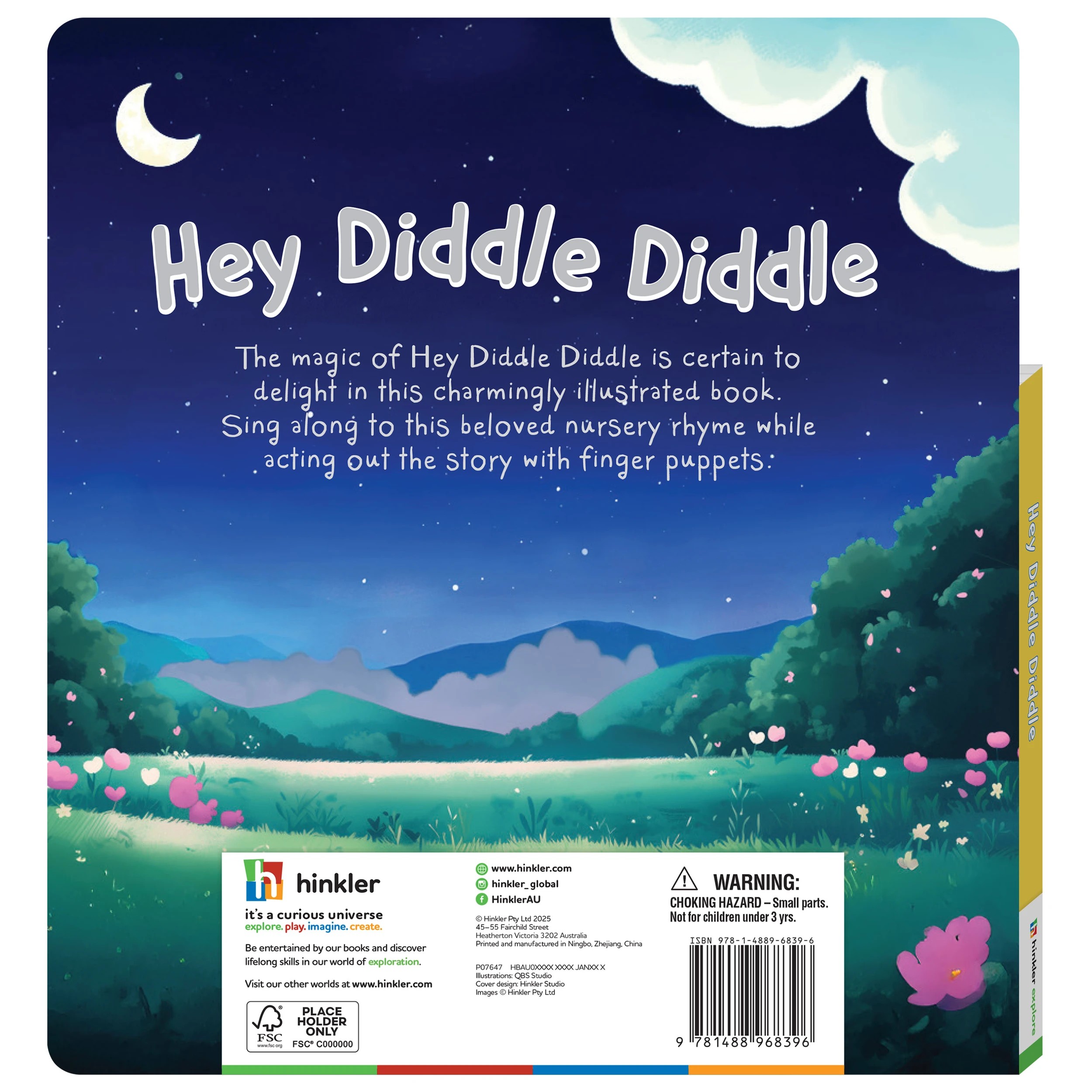 2 Hey Diddle Diddle Finger Puppet Book, 2 of 6