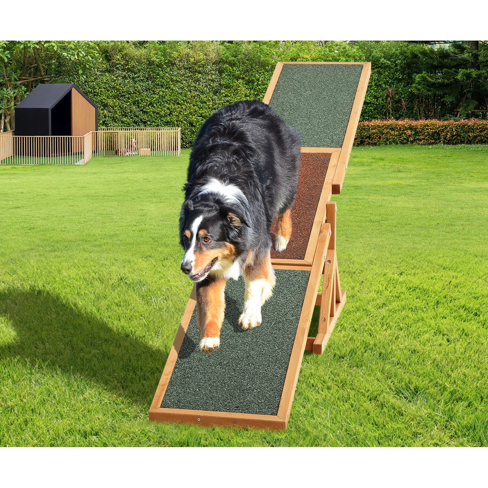 3 Alopet Dog Seesaw Pet Obedience Agility Training Puppy Sports Outdoor Play - Natural, 3 of 10