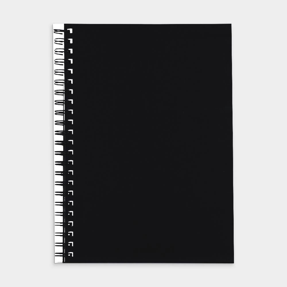 2 Spirax A4 Hard-Covered Notebook 200 Page Black, 2 of 5