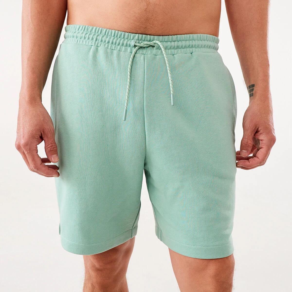 1 Active Mens Terry Shorts Matcha Mt, 1 of 7