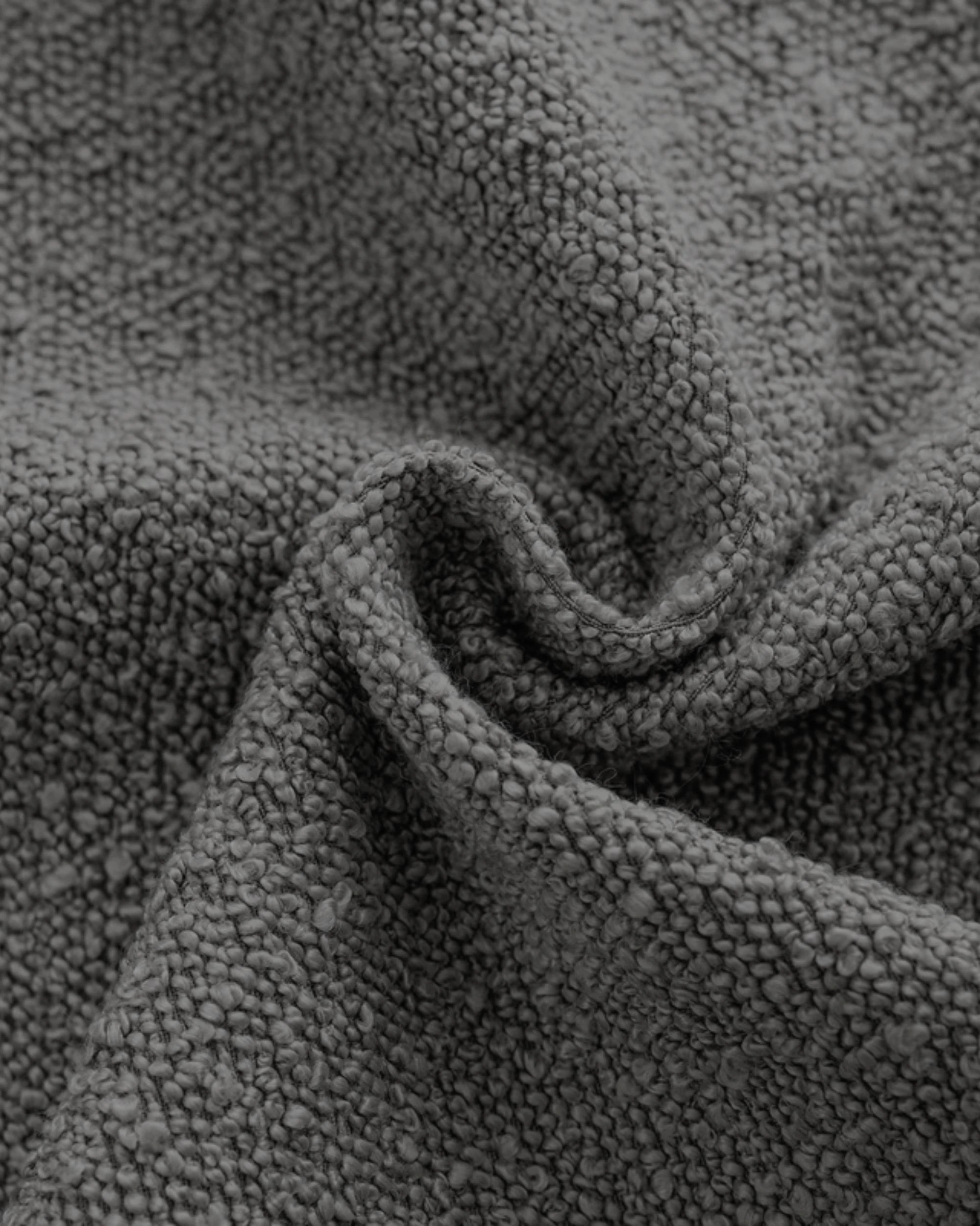 3 Gioia Casa 2-Pack Bouclé Cushion Covers 30x50cm - Charcoal, 3 of 4