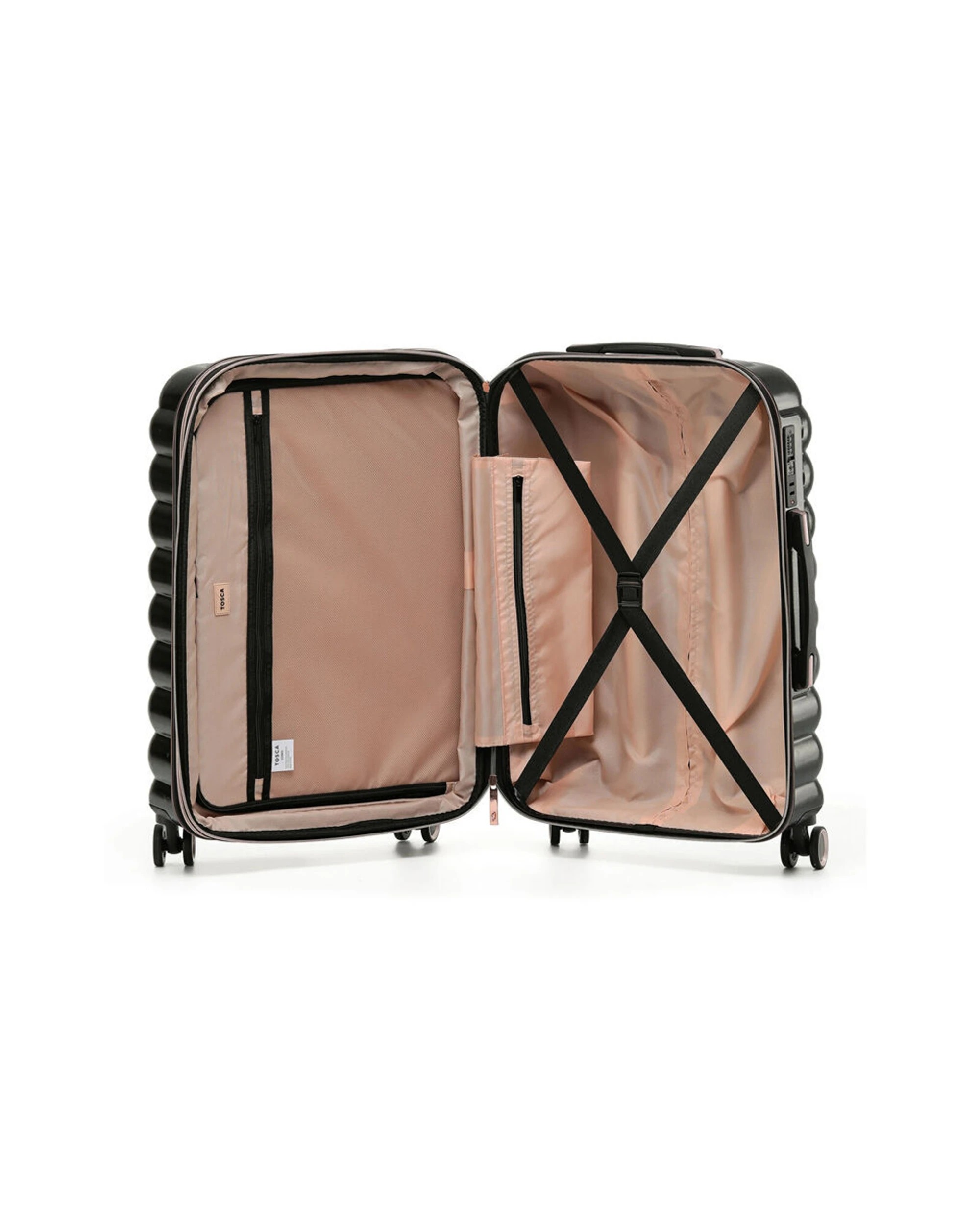 3 Tosca Como Medium Lightweight Trolley Case - Black, 3 of 3