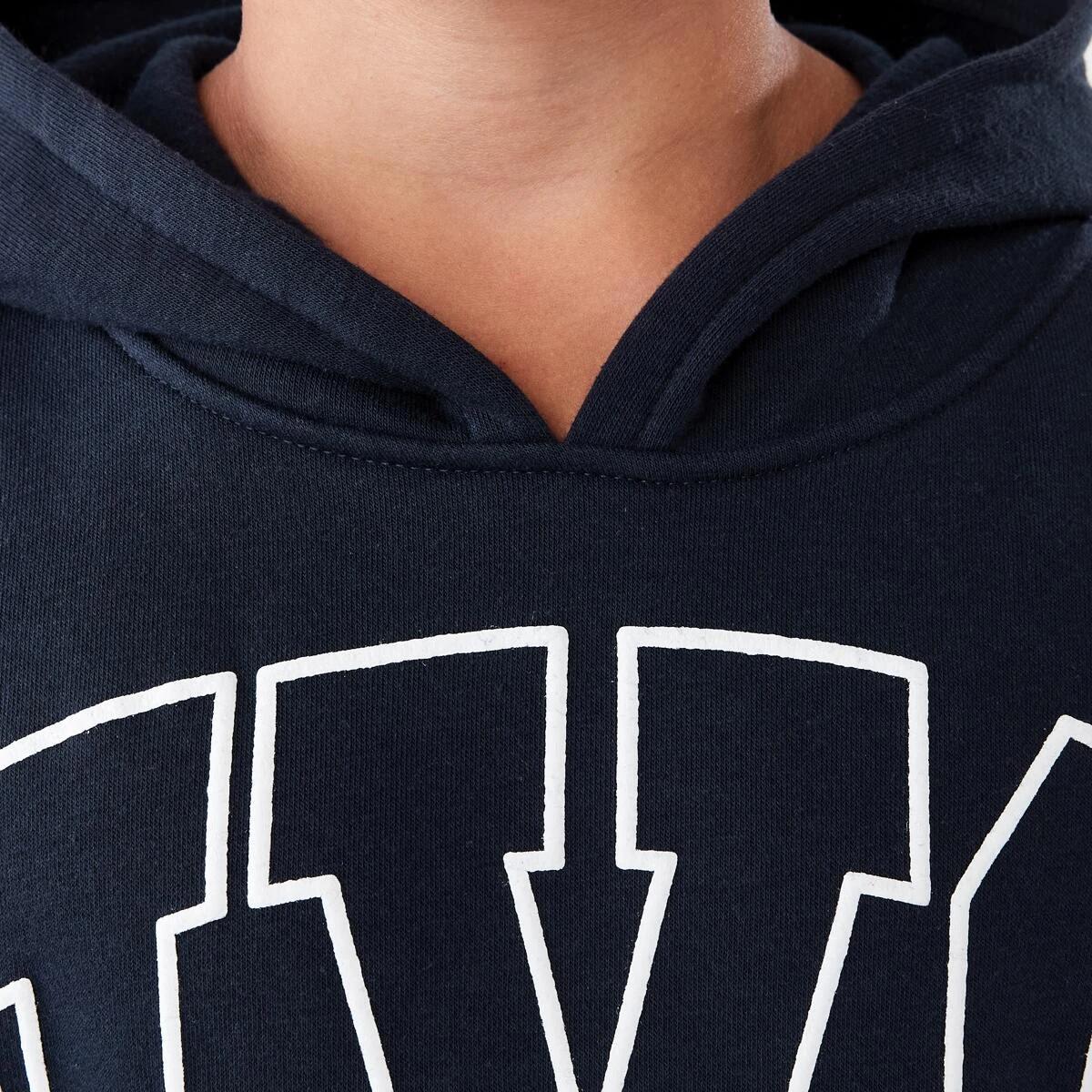 3 Print Pullover Hoodie With Pocket Blu Varsit, 3 of 7