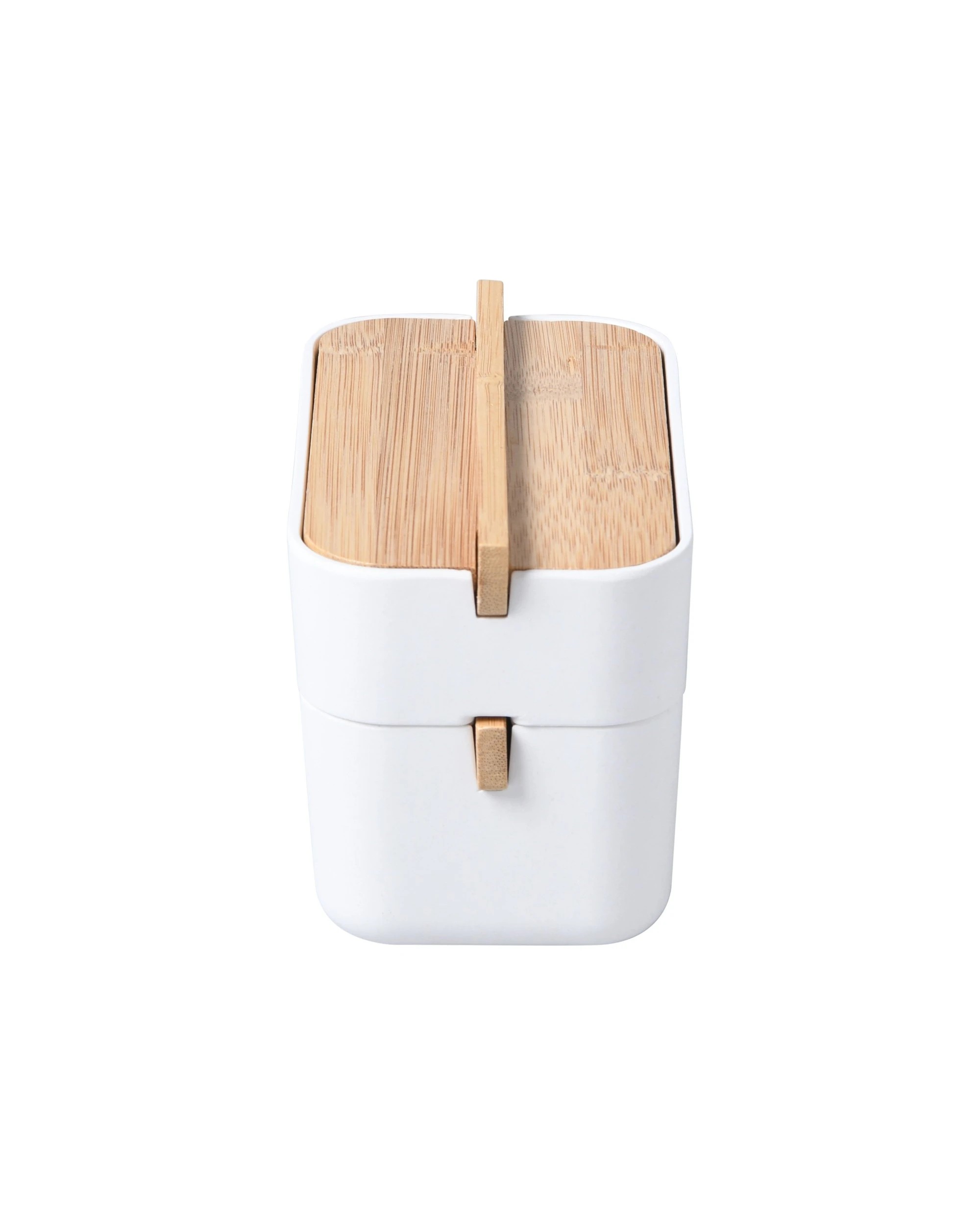 5 Takara Takae Bamboo Double Layer Jewellery Box - White, 5 of 6