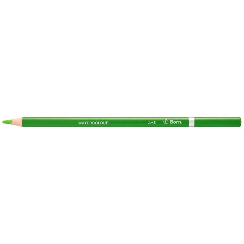 1 Born Premium Watercolour Pencil Lime, 1 of 3