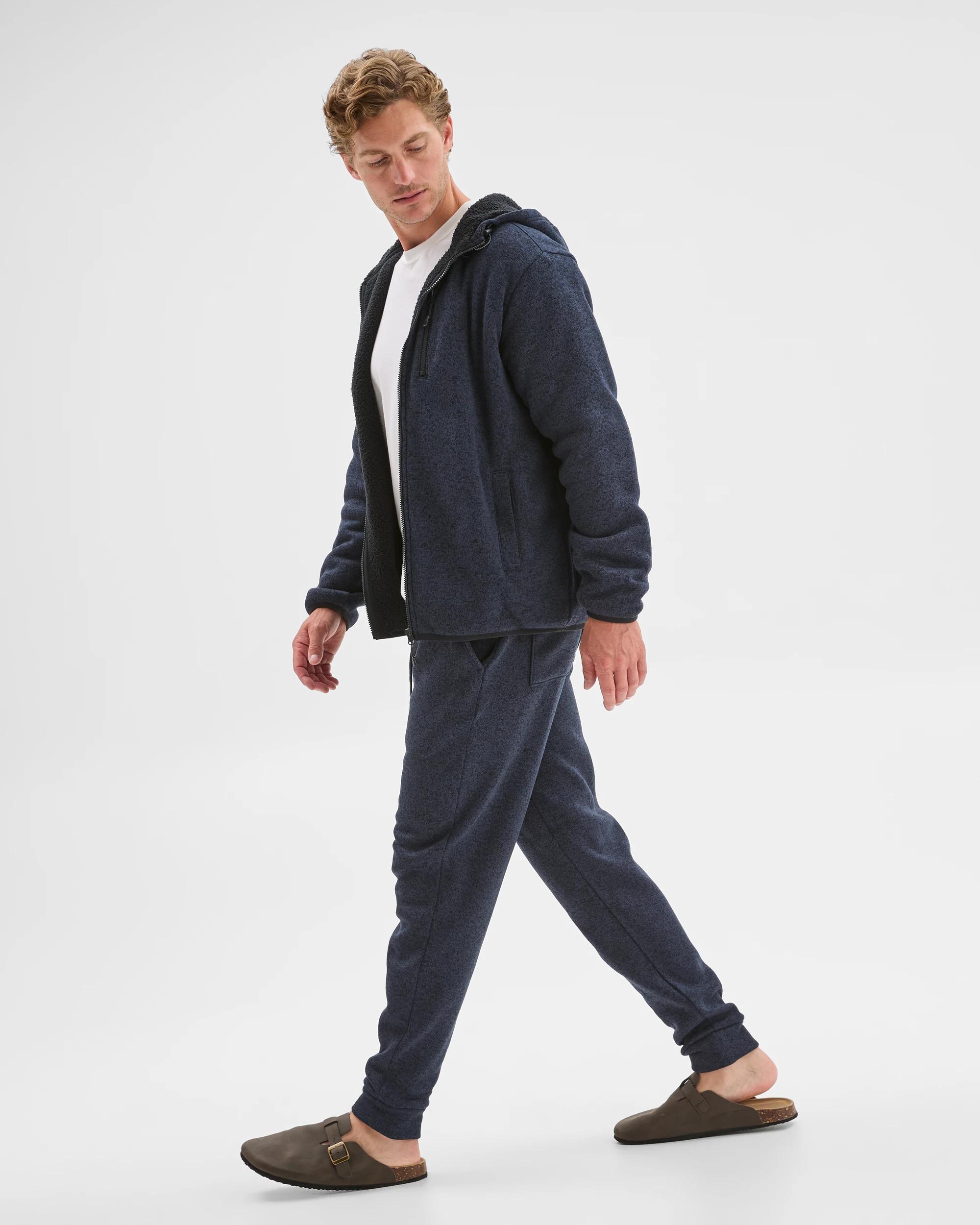 3 Target Man Cuffed Full Length Trackpants NAVY MARLE, 3 of 6